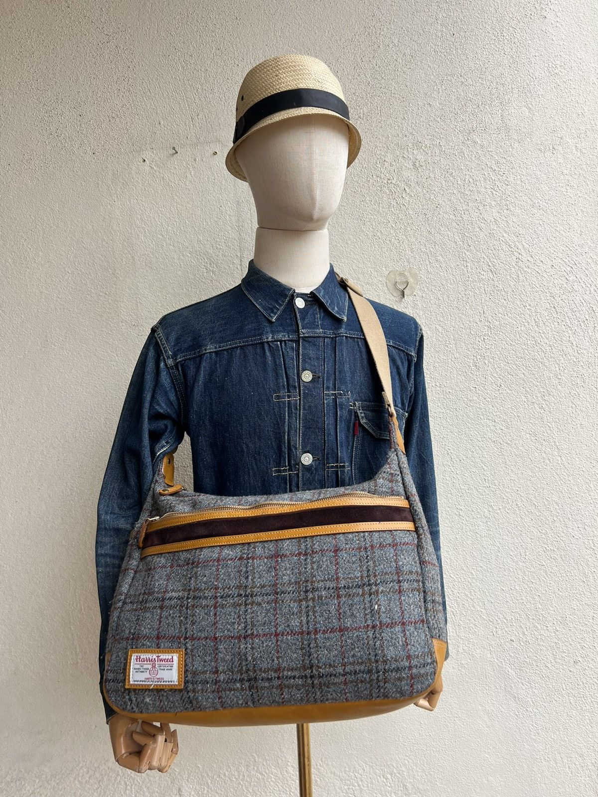 Harris Tweed Vintage Masterpiece chef-d'oeuvre X Harris Tweed Hybrid Bag Size ONE SIZE - 3 Thumbnail