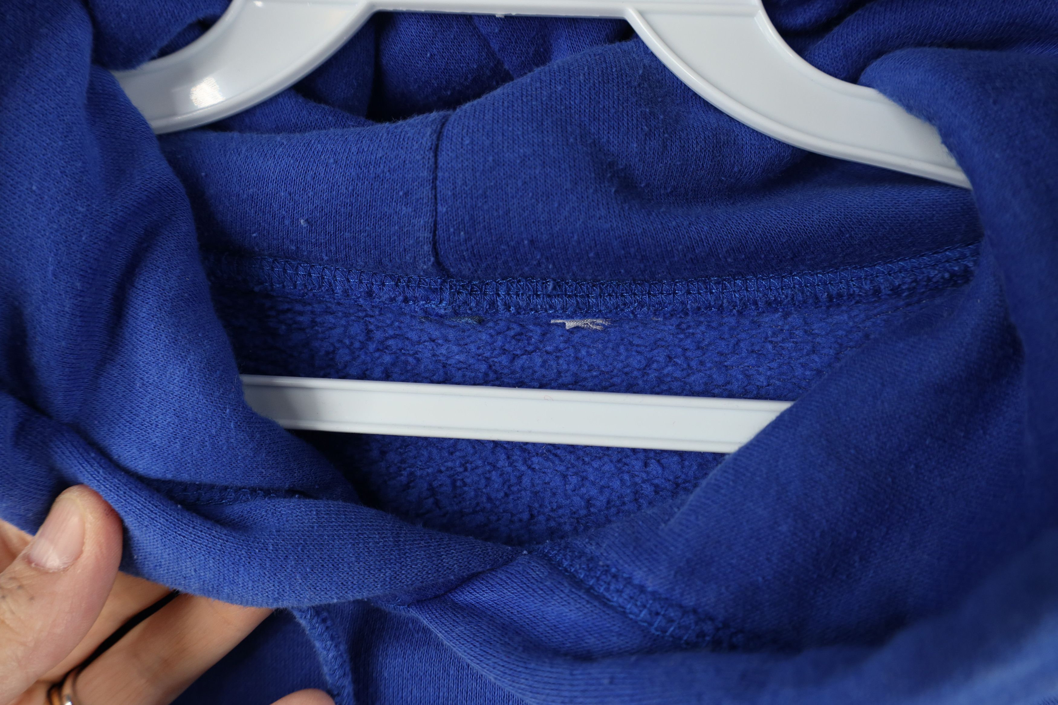 Vintage Vintage 90s Y2K Streetwear Hoodie Sweatshirt Royal Blue Size US M / EU 48-50 / 2 - 5 Thumbnail