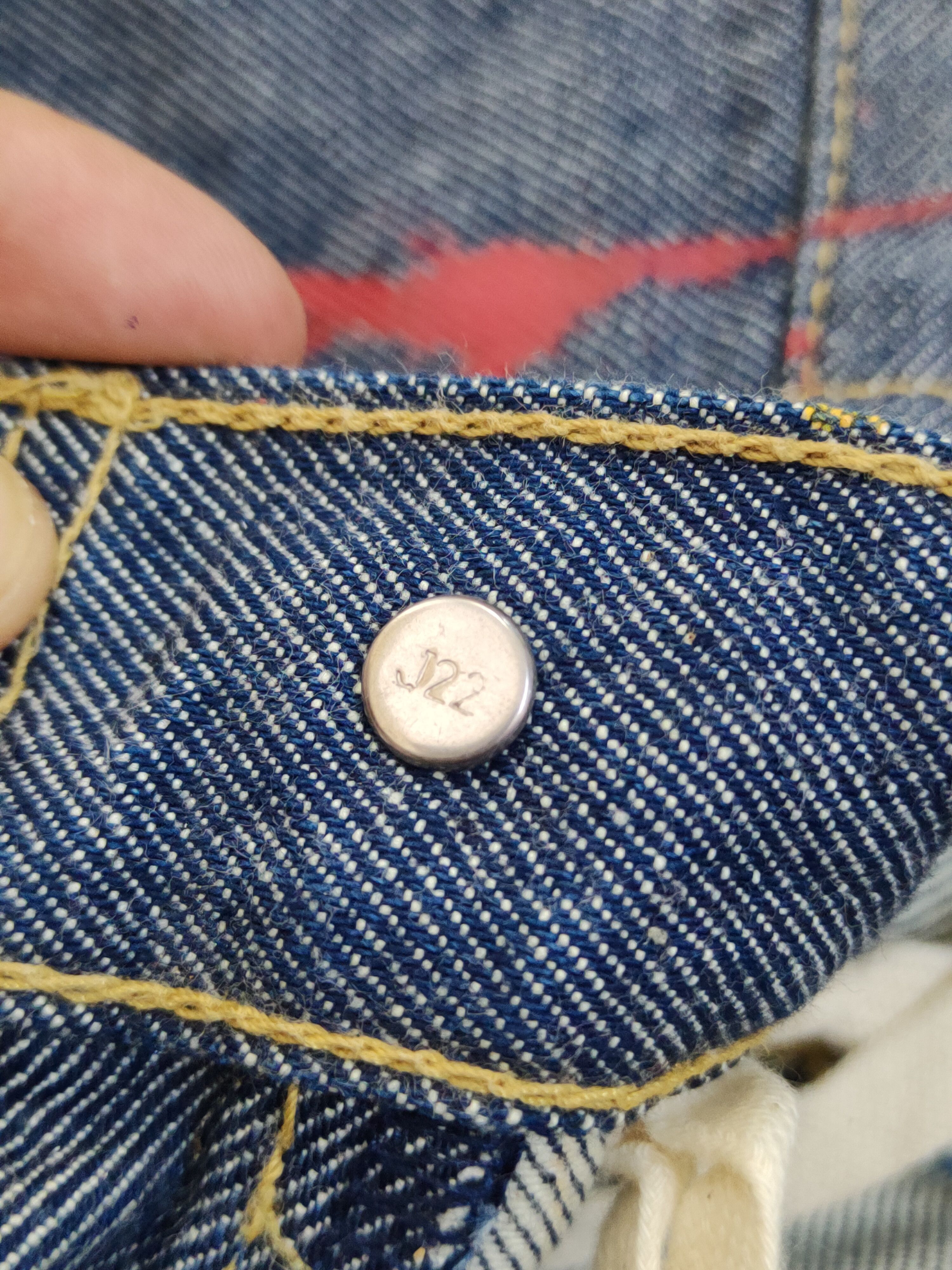 Levi's Levi's Engineered painted Comisen Ripped denim Jeans #W2092 Size US 30 / EU 46 - 14 Thumbnail