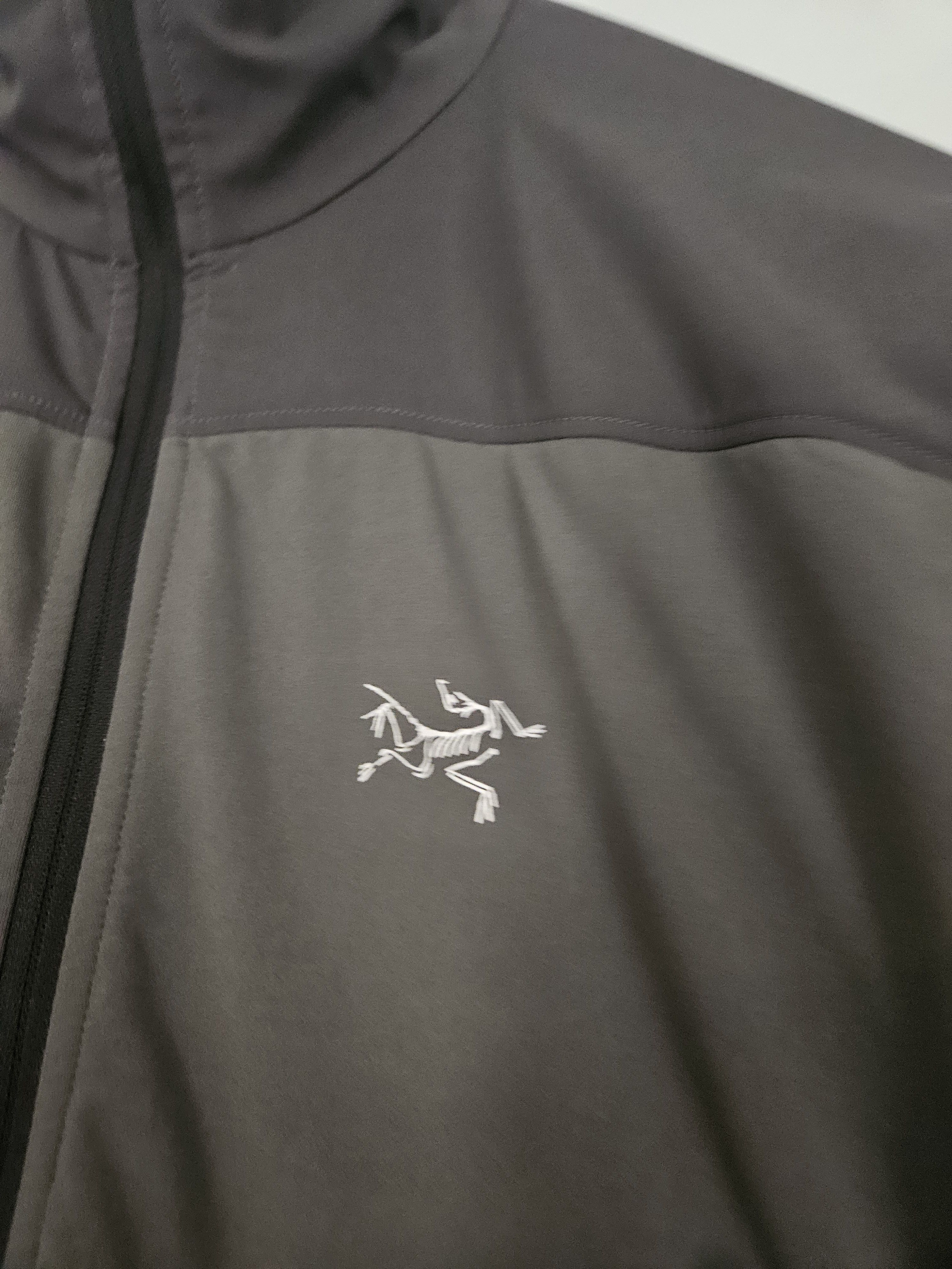 Arc'teryx Soft Shell Gray Stadium Zip Up Jacket Size US M / EU 48-50 / 2 - 2 Thumbnail