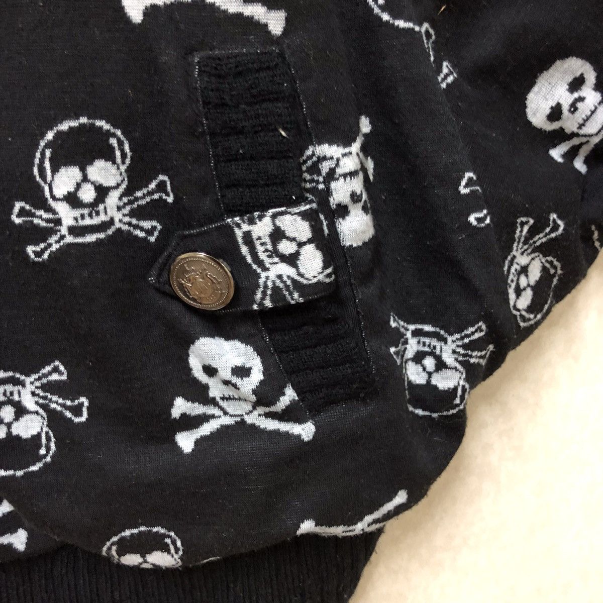 Japanese Brand Crazy angel Skull Fullprinted baggy hoodie Size L / US 10 / IT 46 - 8 Thumbnail