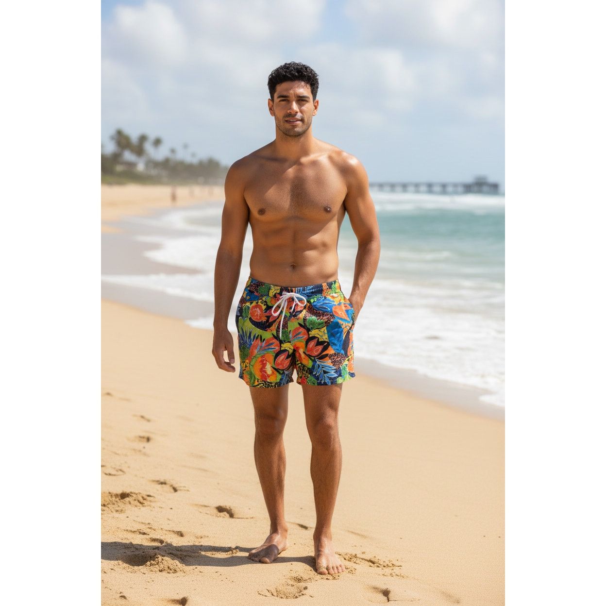 Polo Ralph Lauren Polo Ralph Lauren Colorful Swim Trunks Size Large Size US 32 / EU 48 - 1 Thumbnail