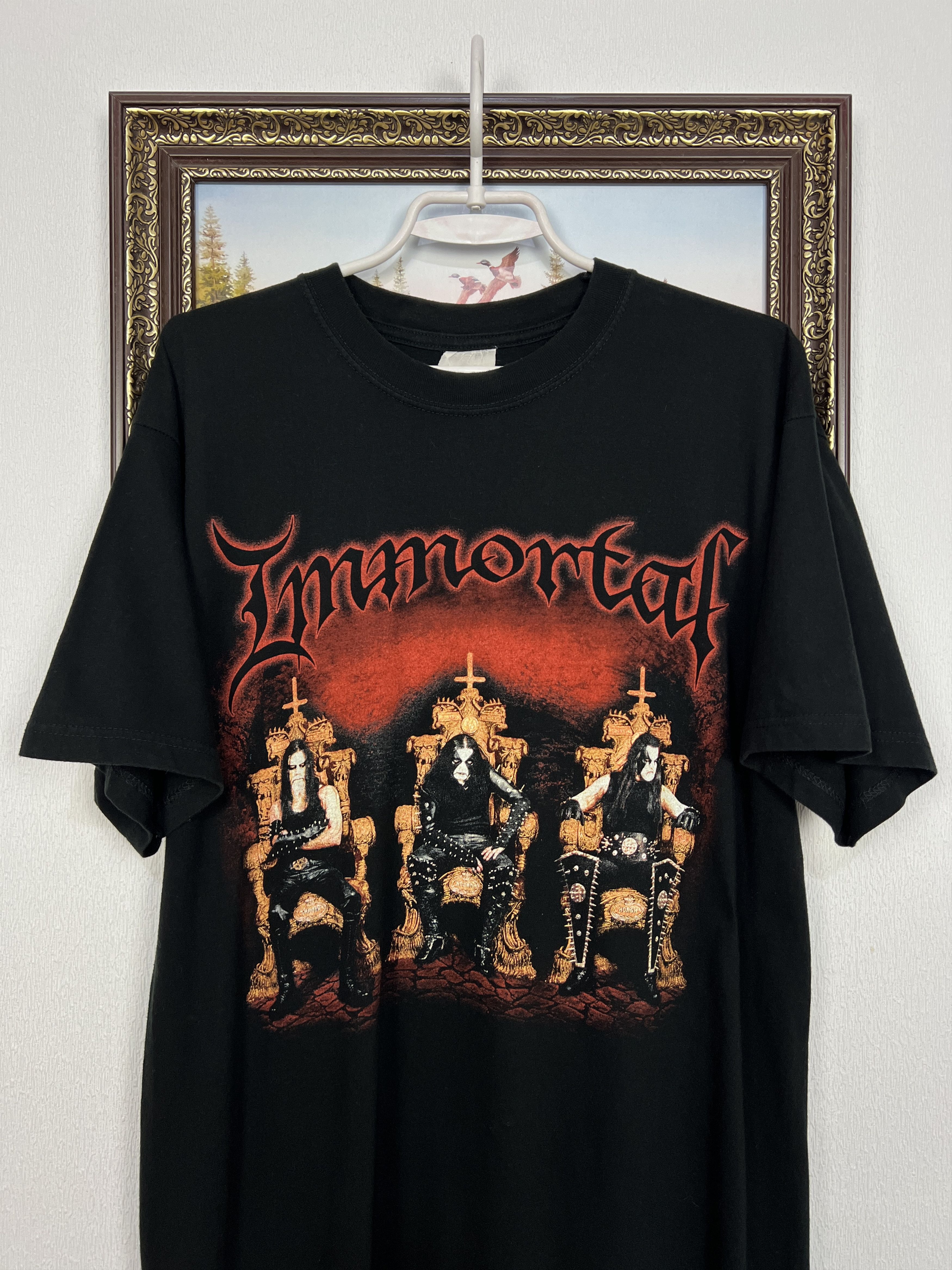 Vintage Vintage Immortal Demons Of Metal Over Print Shirt Band Size US M / EU 48-50 / 2 - 2 Thumbnail