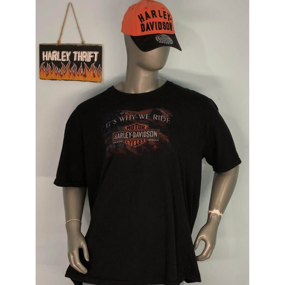 Harley Davidson Harley-Davidson T-shirt 3XL Men QUINCY, ILLINOIS Size US XXL / EU 58 / 5 - 1 Thumbnail