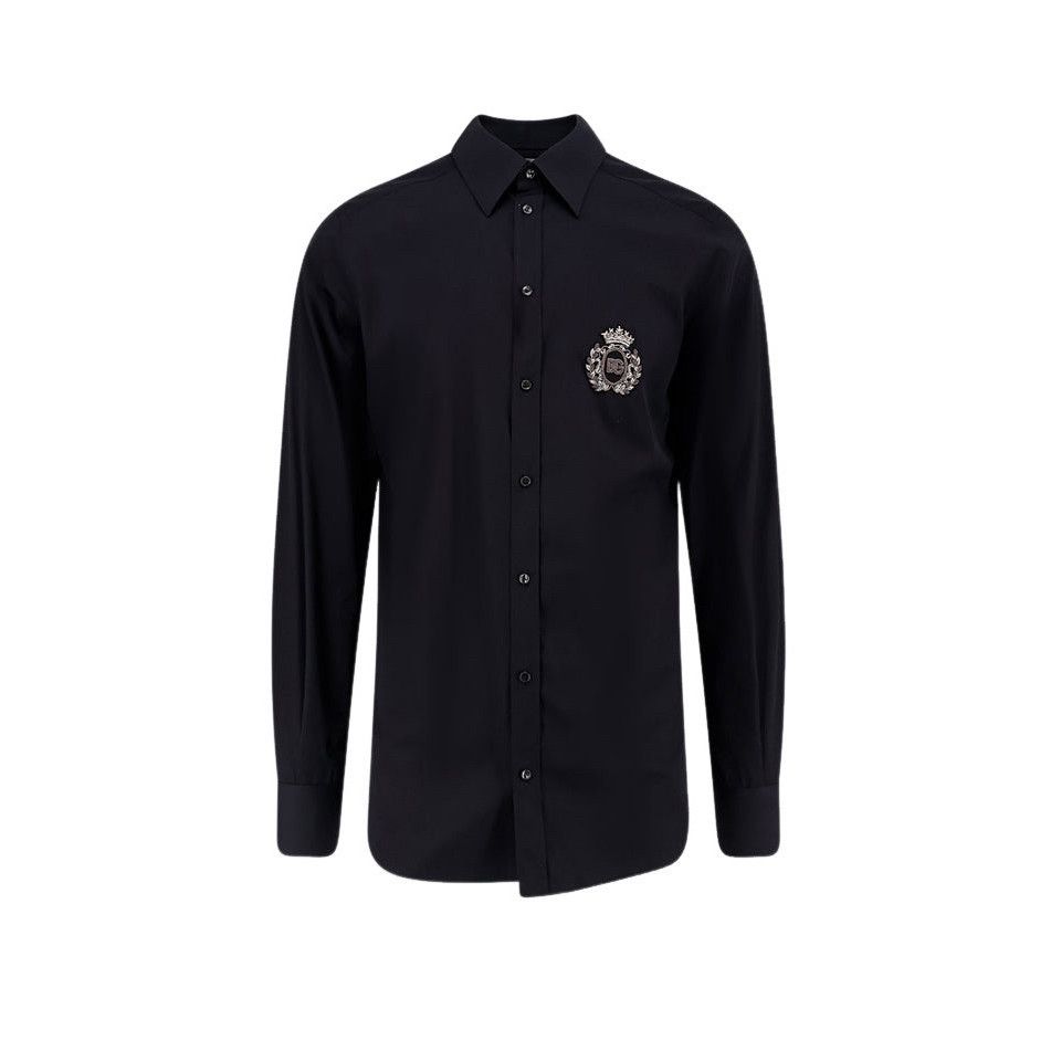 DOLCE&GABBANA Cotton Black Shirt New & Authentic (Men's size