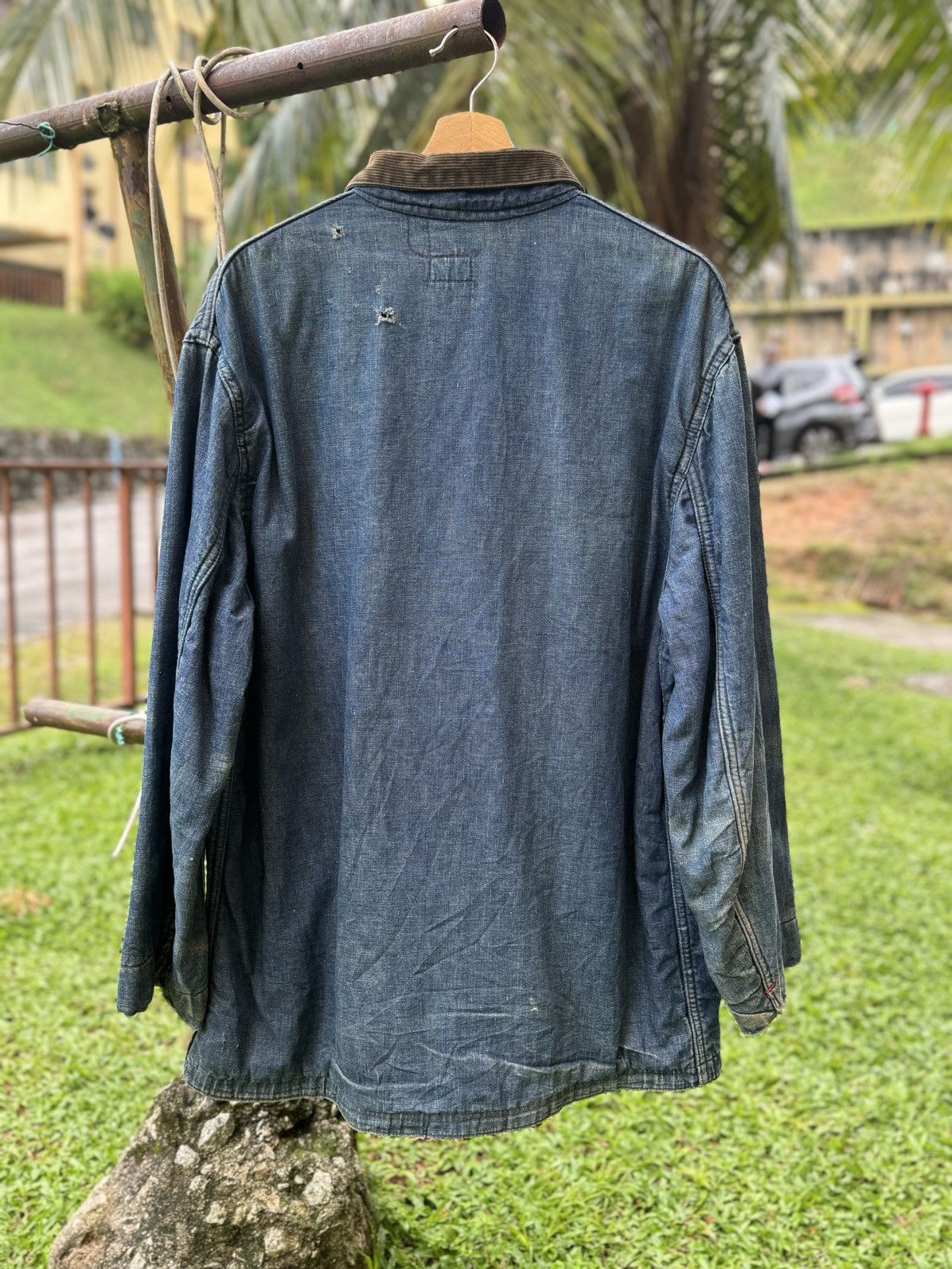 Vintage 🔥Vintage 50s Penney’s Big Mac Coverall denim blanket jacket Size US L / EU 52-54 / 3 - 2 Thumbnail