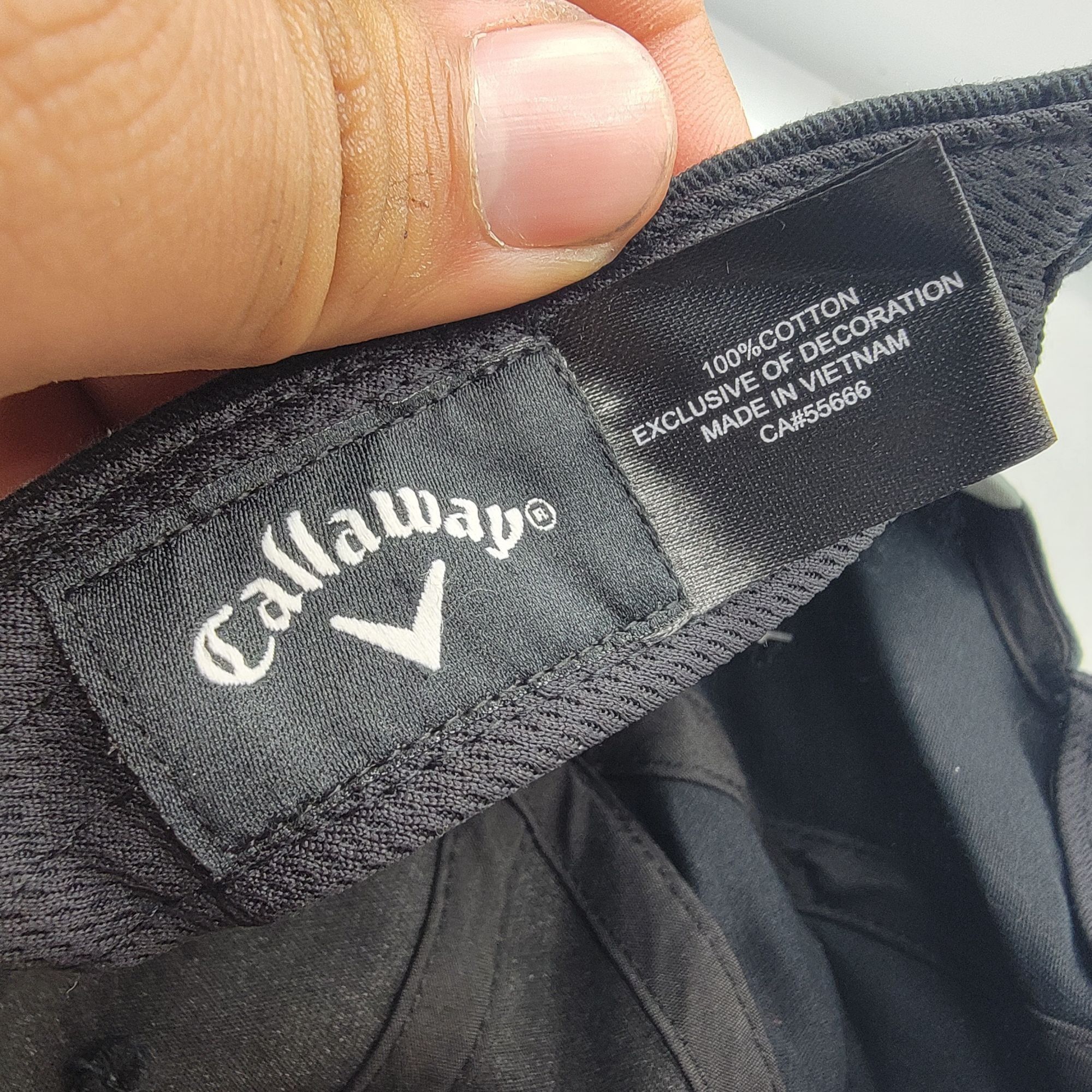 Callaway Callaway Heritage Twill Adults Black Baseball Hat Cao Casual Size ONE SIZE - 6 Thumbnail