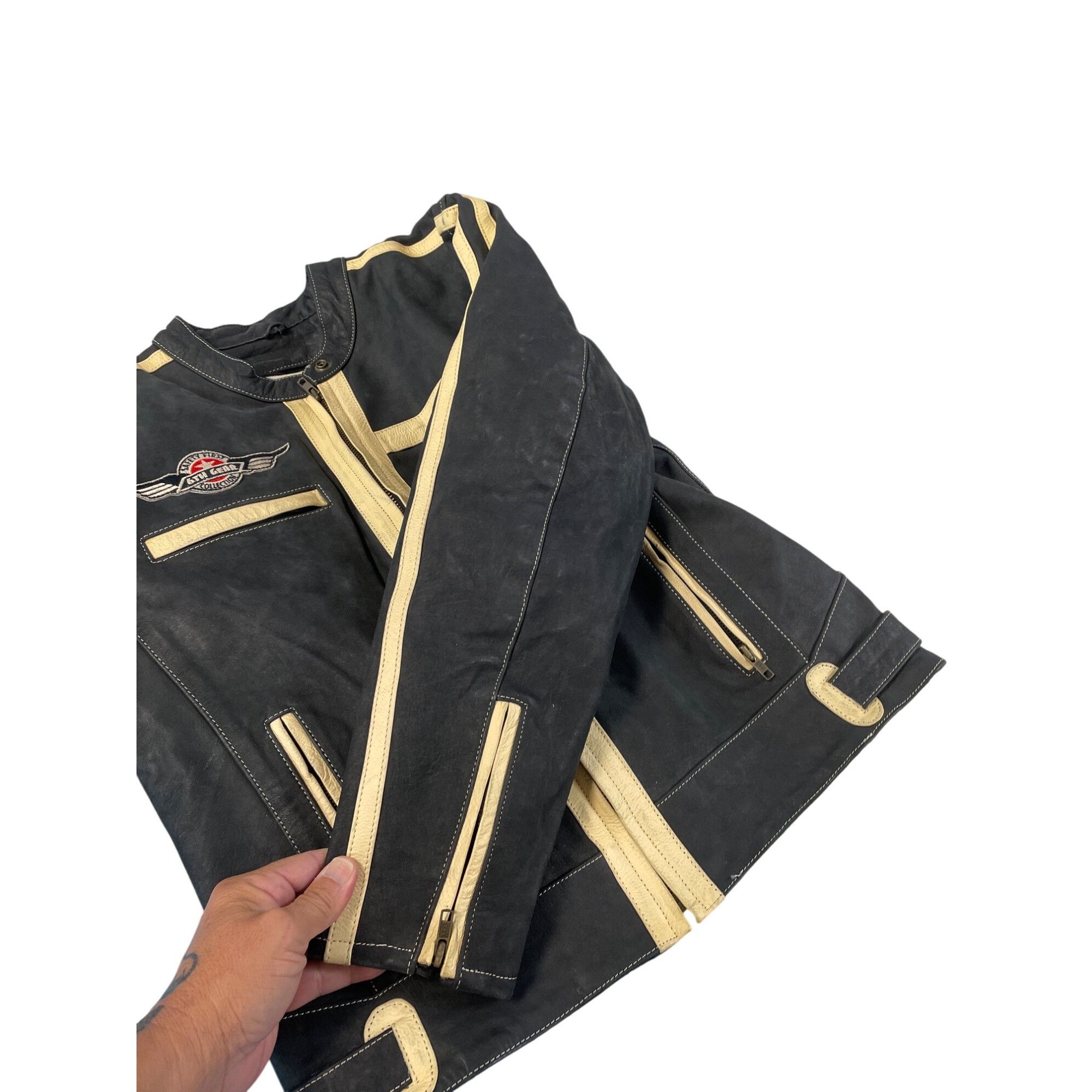 Other 6th Gear Speedicec womans Black Beige Leather Motorcycle Jac Size M / US 6-8 / IT 42-44 - 7 Thumbnail