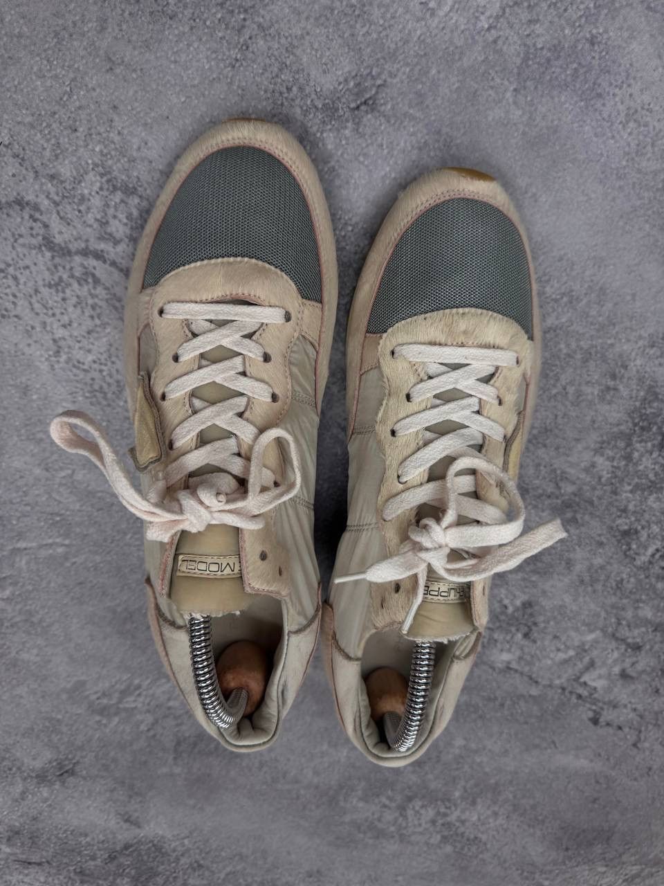 Visvim Philippe Model Men's Tropez Low Suede Mesh Sneakers Size 40 Size US 7.5 / EU 40-41 - 2 Thumbnail