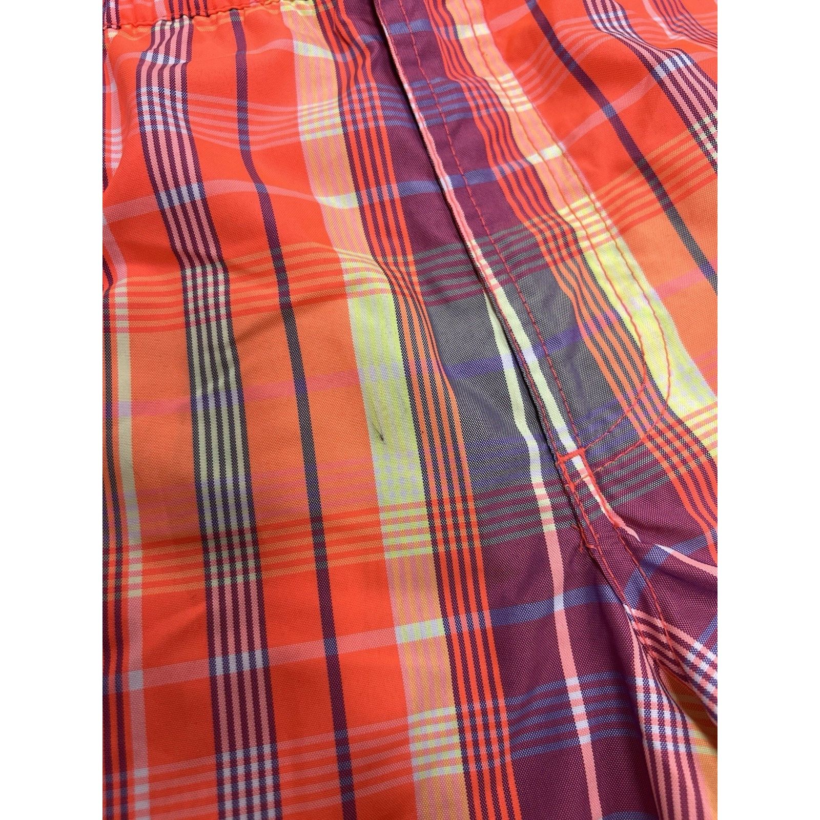 Sundek Sundek Swim Trunks (M) 3” Inseam Vtg Neon Plaid 30” Unisex Size US 30 / EU 46 - 3 Thumbnail