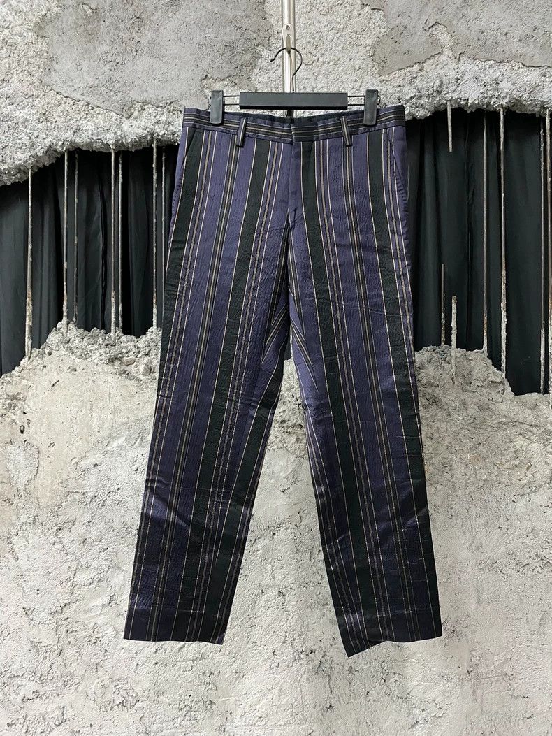 Dries Van Noten dries van noten size:44 striped trousers Size 34S - 1 Thumbnail