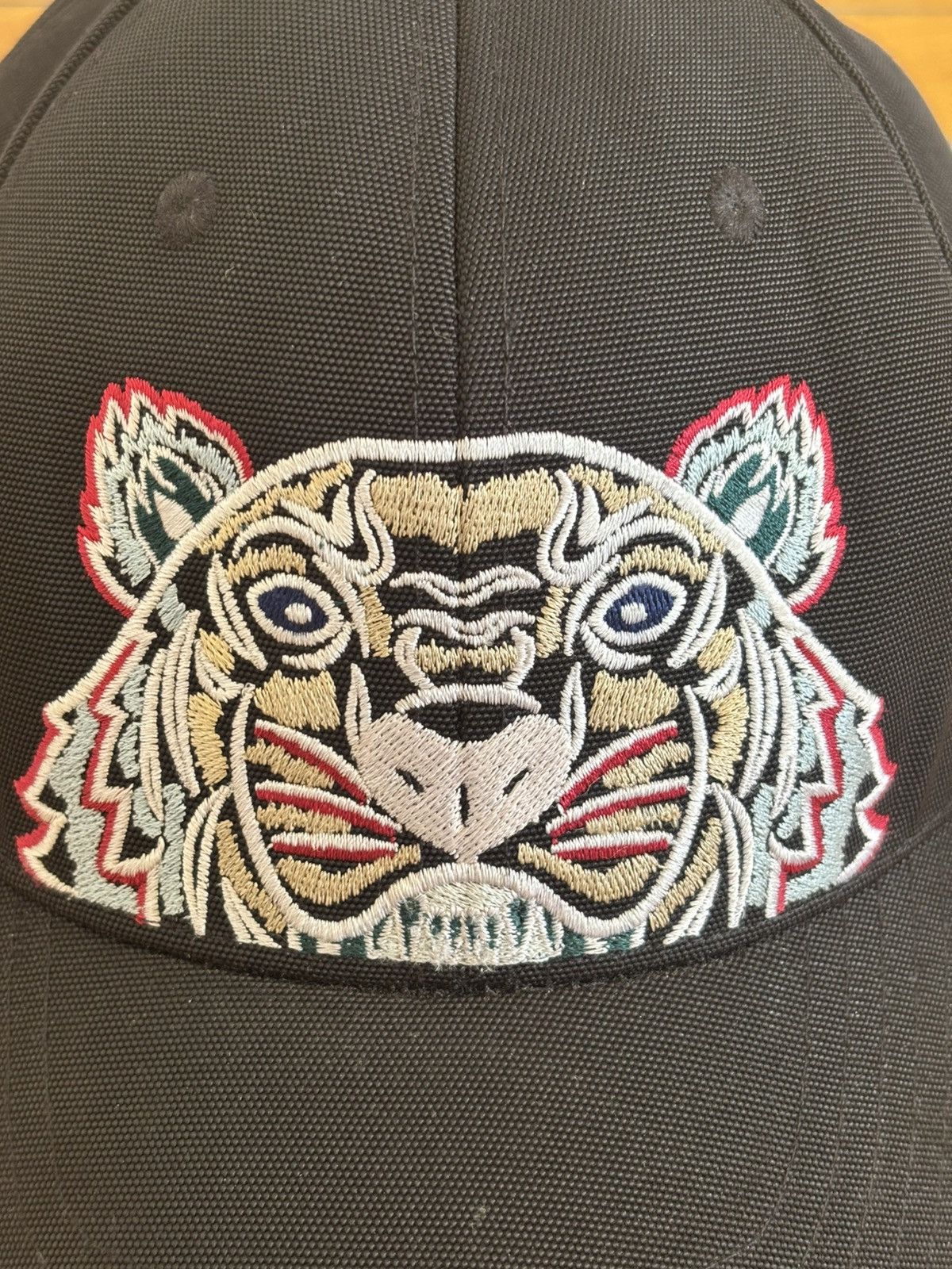Kenzo Kenzo Paris Tiger Logo Baseball Cap Canvas Embroidered Size ONE SIZE - 8 Thumbnail