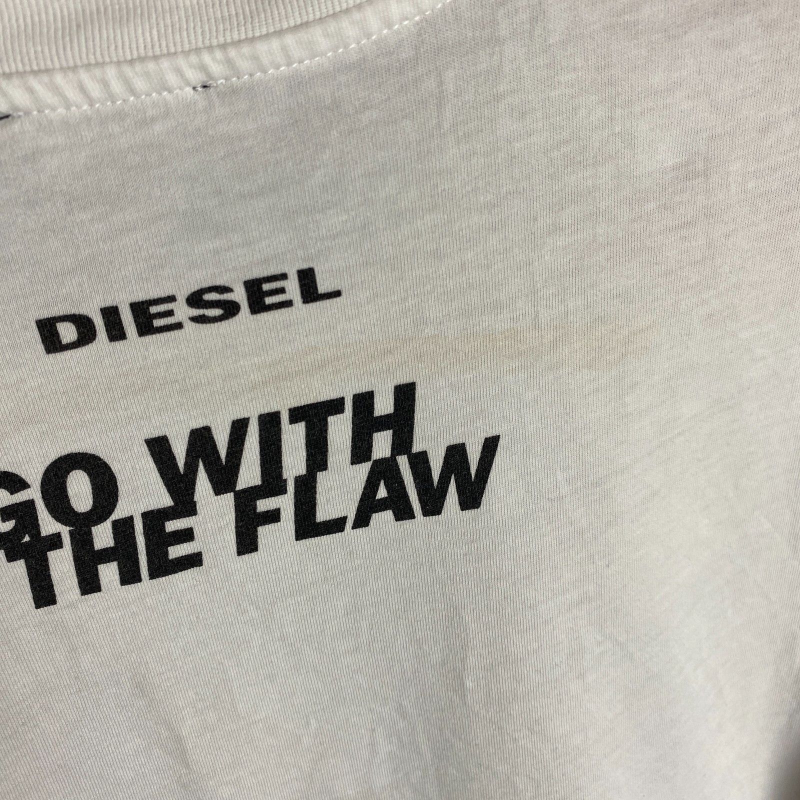 Diesel Diesel Tee Men's Size M White Short Sleeve ` Size US M / EU 48-50 / 2 - 13 Thumbnail