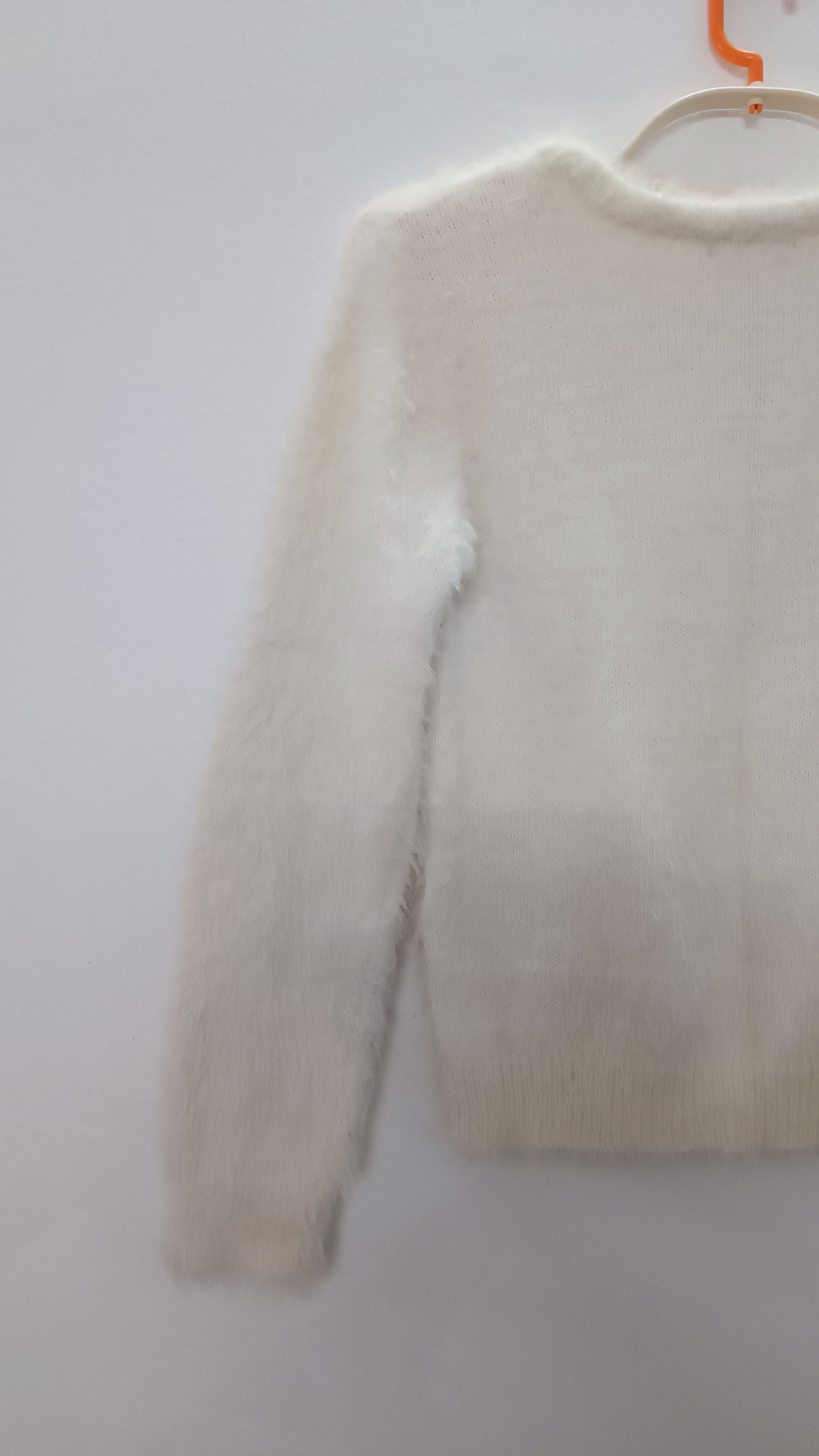 Homespun Knitwear × Japanese Brand Vintage Look Marble White Knitwear Size S / US 4 / IT 40 - 6 Thumbnail