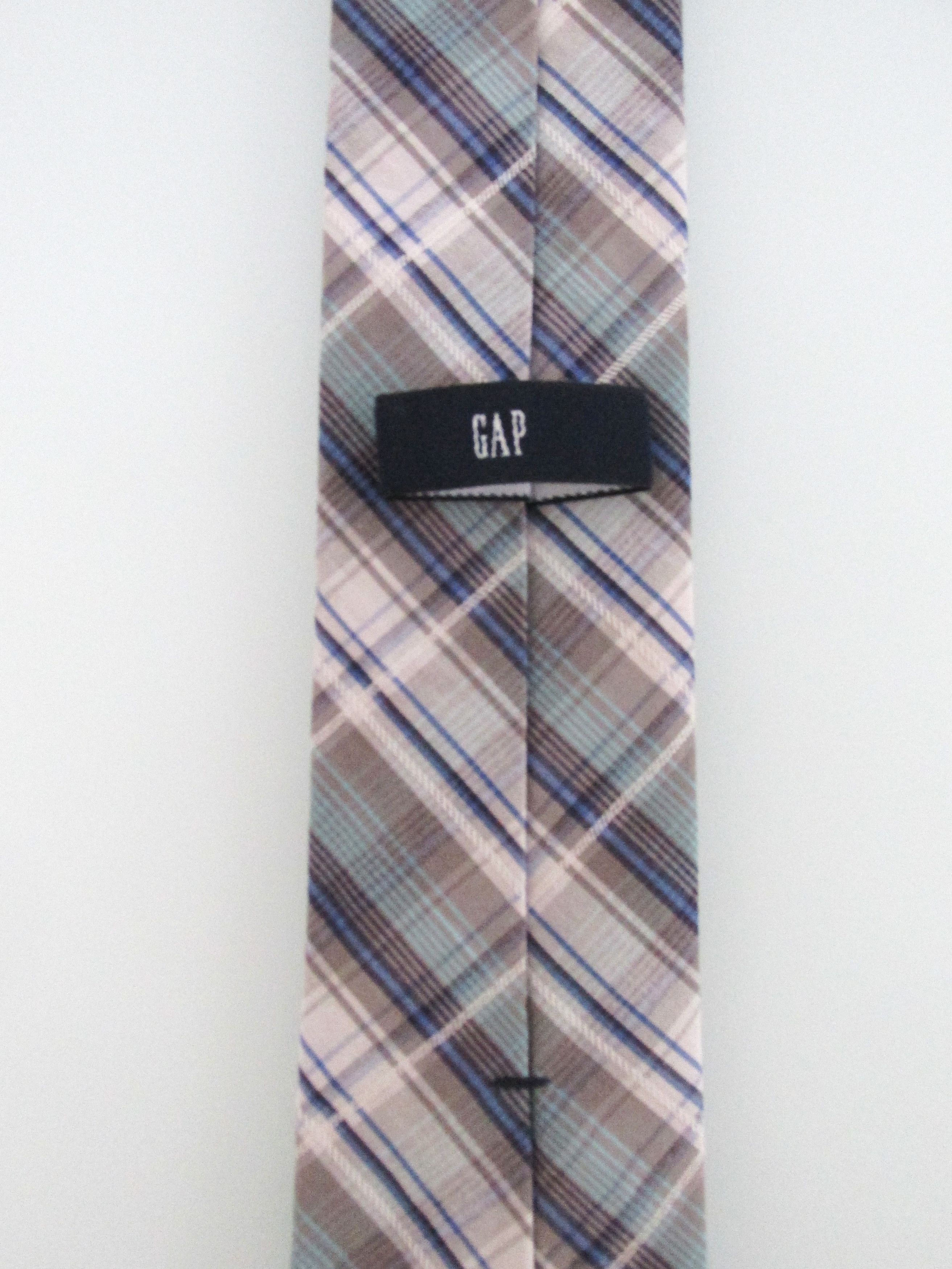 Gap Gap (NWOT) Men's Narrow Cotton Plaid Tie Size ONE SIZE - 5 Thumbnail