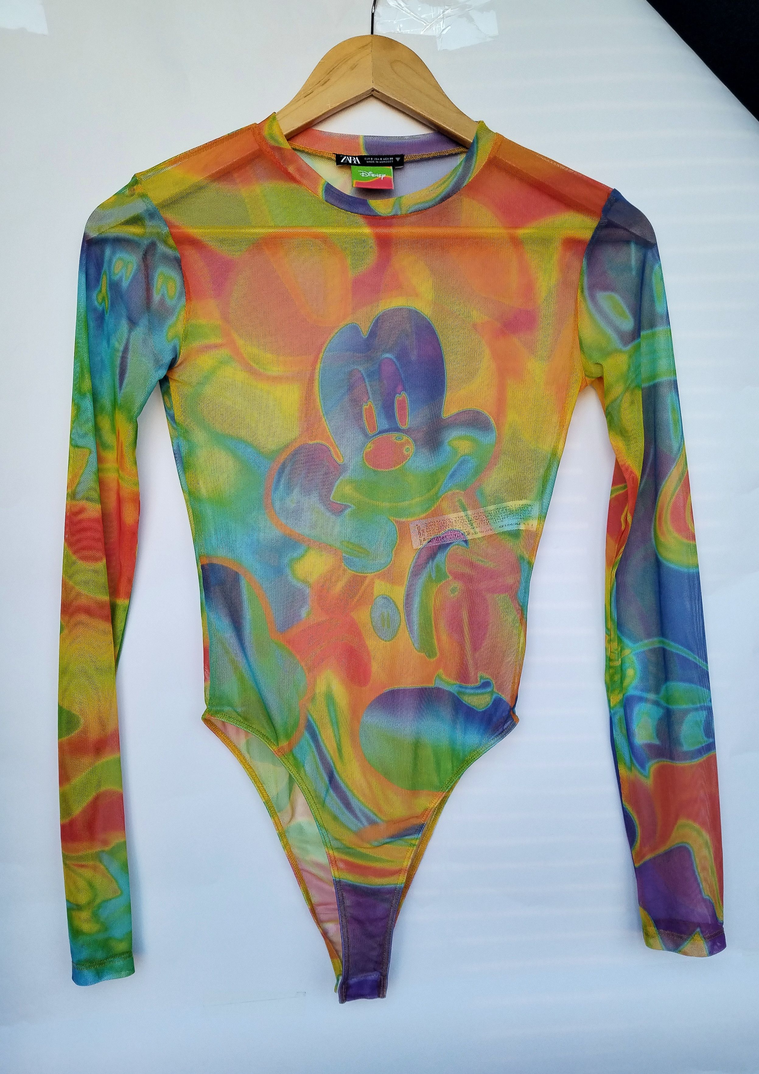 Disney Mickey Mouse Y2K mesh bodysuit Size S / US 4 / IT 40 - 14 Thumbnail