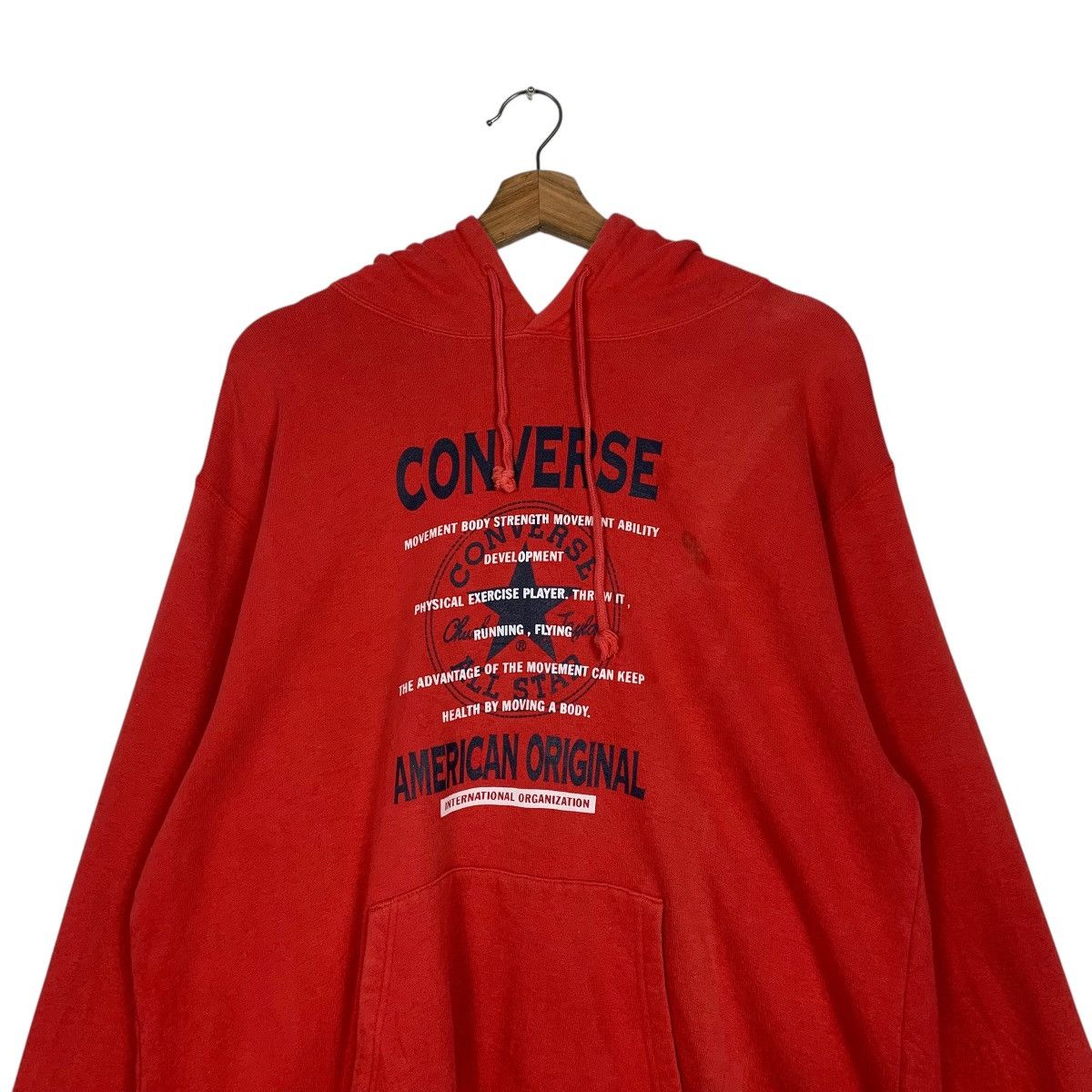 Converse Converse American Original Red Hoodie Size US L / EU 52-54 / 3 - 11 Thumbnail
