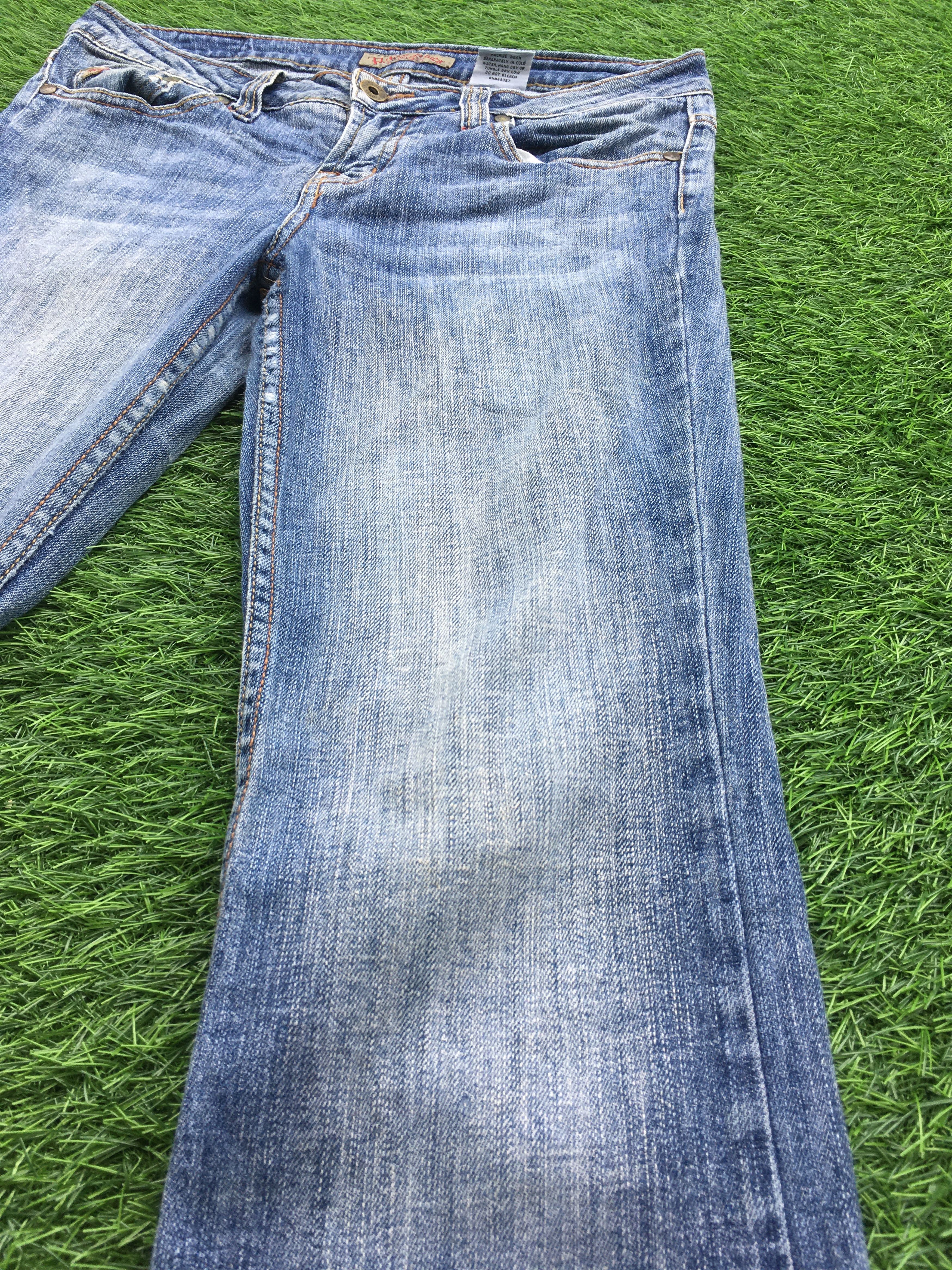 Japanese Brand Paris Blues Low Rise Bootcut Jeans D-979 Size 28" / US 6 / IT 42 - 6 Thumbnail