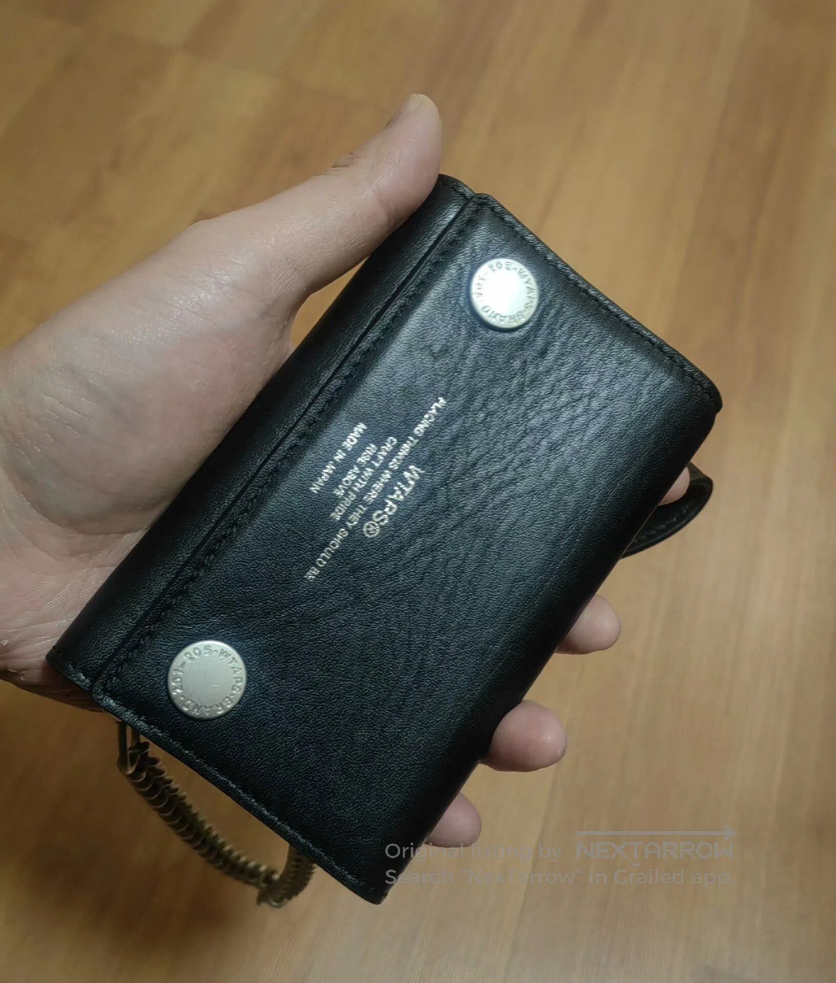 Other wtaps leather wallet with chain detail. Size ONE SIZE - 8 Thumbnail