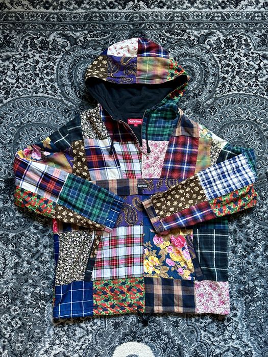 Supreme hotsell patchwork anorak