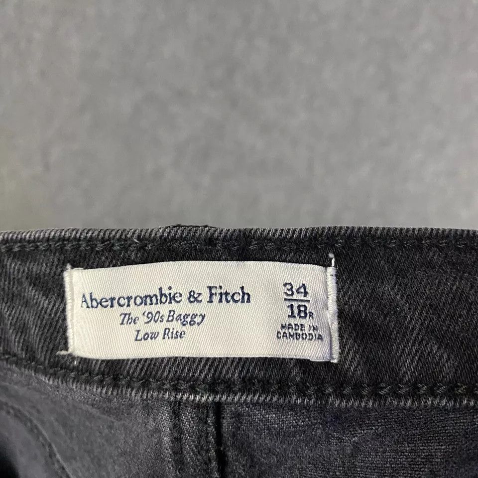 Abercrombie & Fitch Abercrombie & Fitch Women's 34/18R The '90s Baggy Denim Size 42" / US 20 - 9 Thumbnail