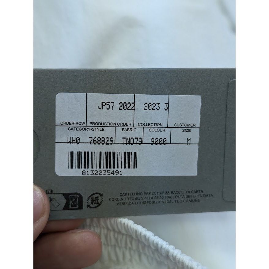 Balenciaga o1rshd1 Light Track Nylon Tracksuit Pants in White Size US 32 / EU 48 - 19 Thumbnail