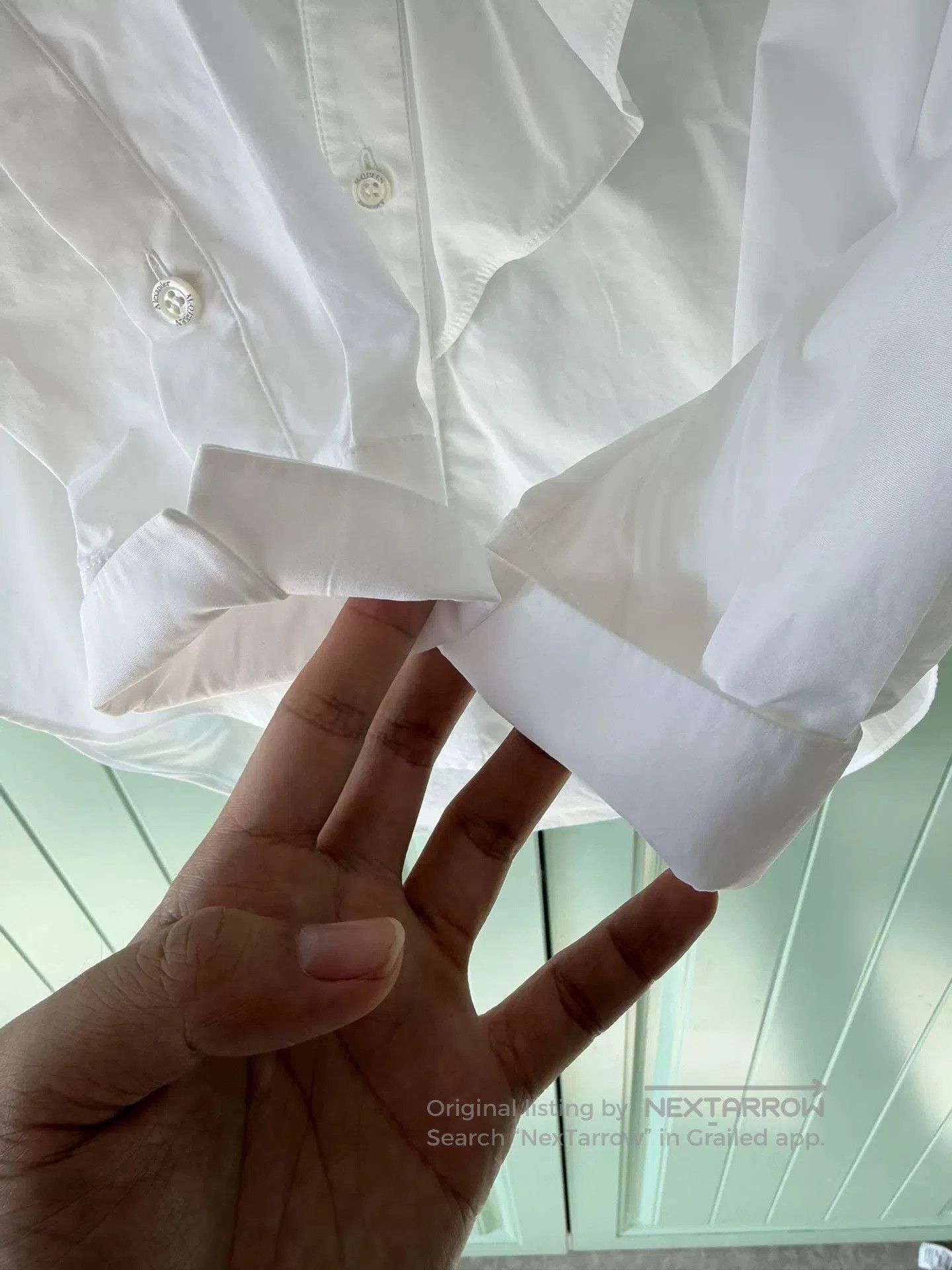 Alexander McQueen Alexander McQueen Women's White Shirt. Size M / US 6-8 / IT 42-44 - 9 Thumbnail