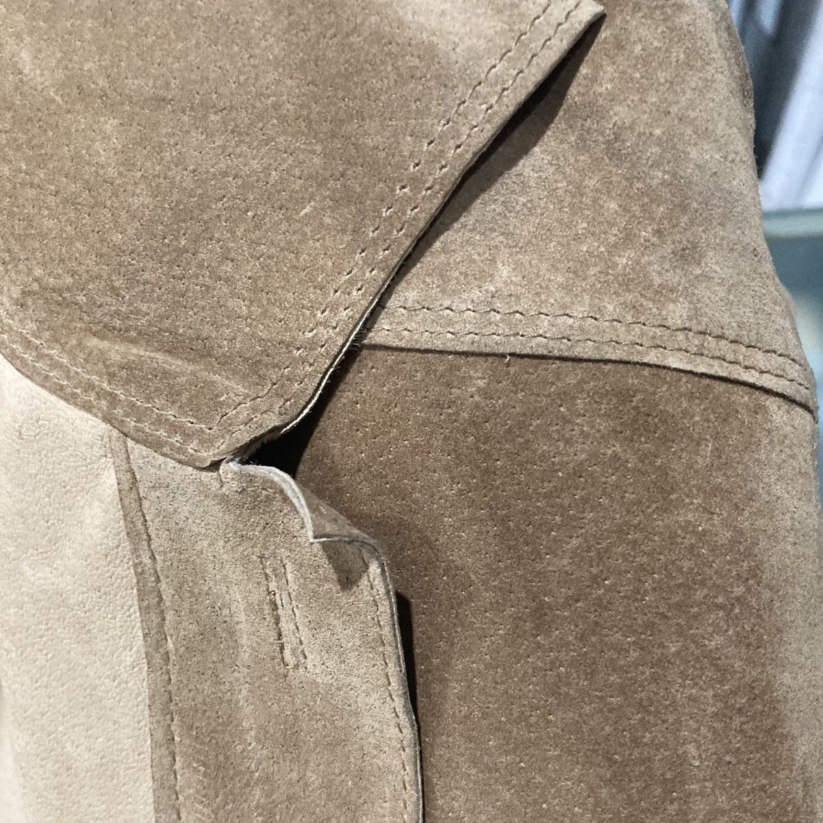 Japanese Brand Japanese Archive Pig Suede Street Leather Shirt Size US S / EU 44-46 / 1 - 15 Thumbnail