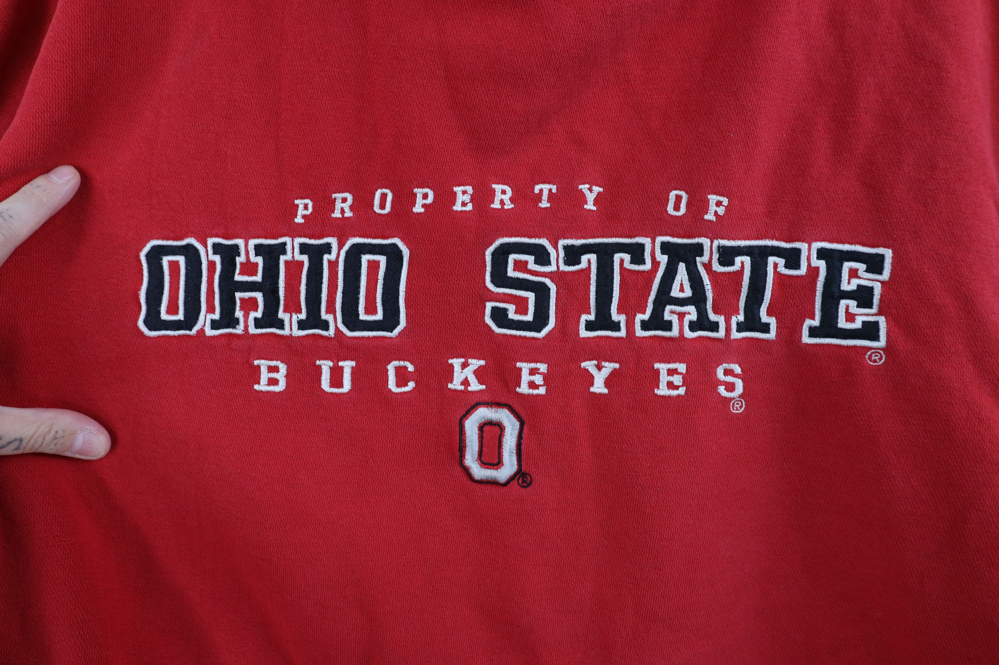 Vintage Vintage 90s Spell Ohio State University Hoodie Sweatshirt Size US L / EU 52-54 / 3 - 5 Thumbnail