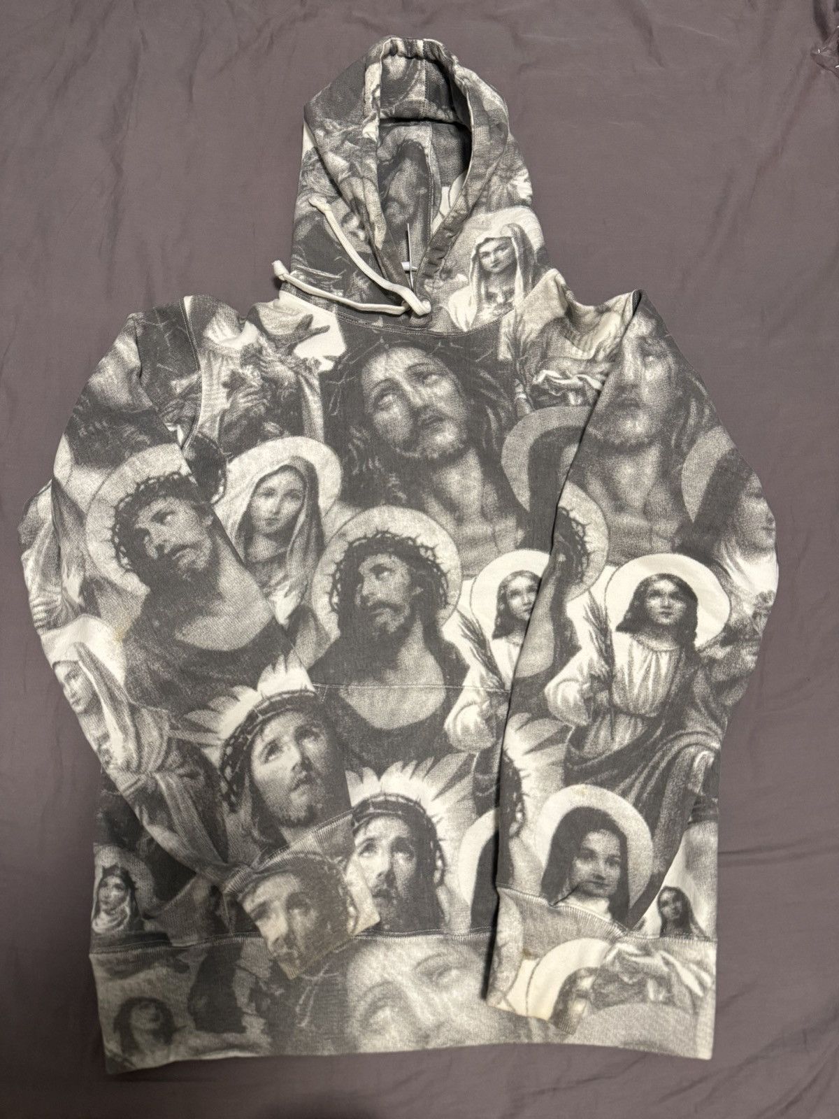 Supreme Supreme Jesus and Mary hoodie very rare | Grailed