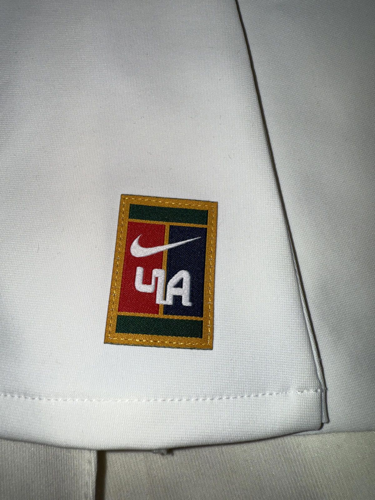 Nike Nike Women’s Yoon Ahn Tennis Pleated Mini Embroidered White Skirt Size 28" / US 6 / IT 42 - 4 Thumbnail