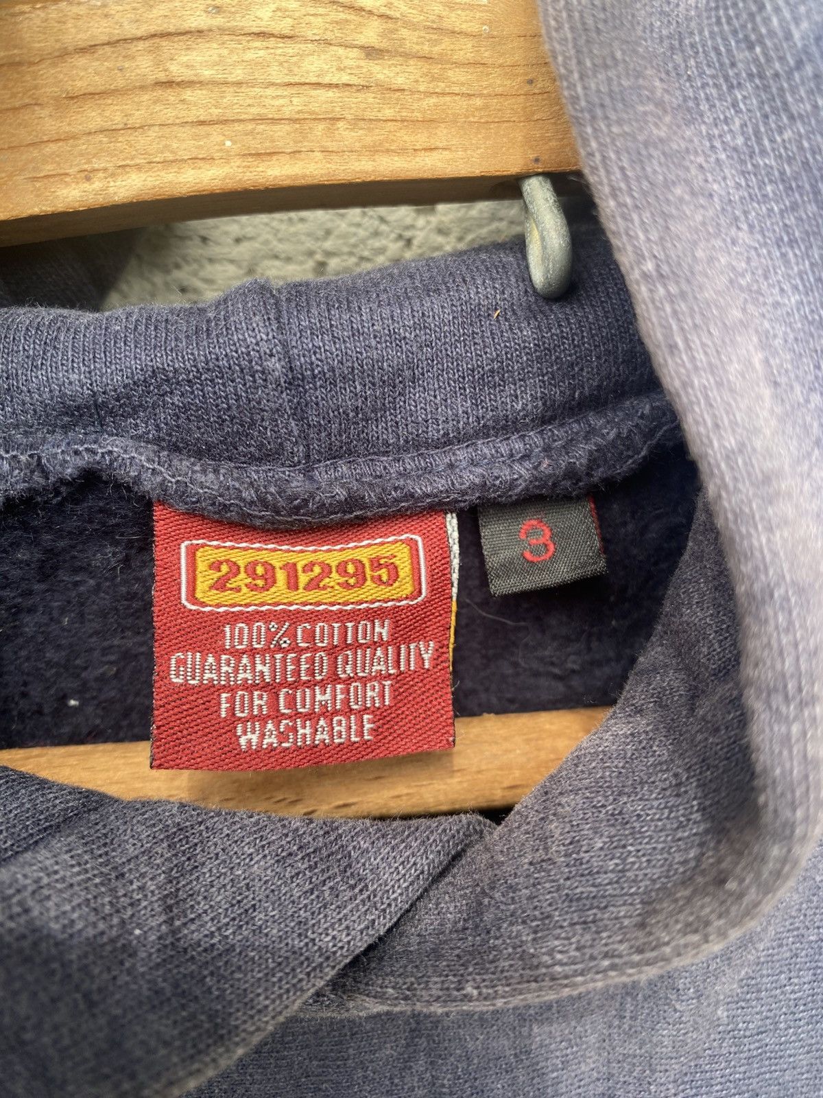 291295=Homme Vintage distressed sunfaded 291295 hoodie Size US L / EU 52-54 / 3 - 14 Thumbnail