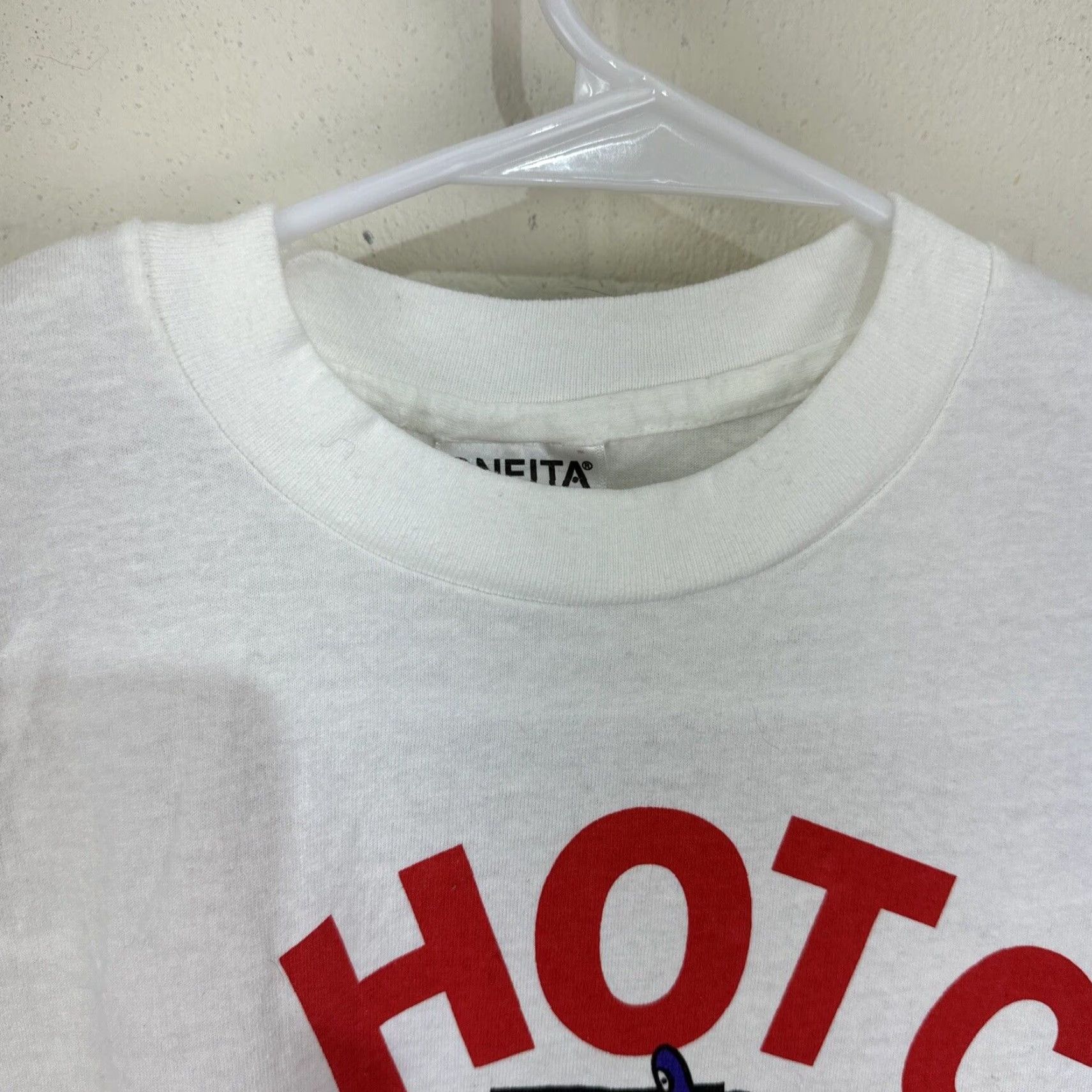 Vintage RED HOT CHILI PEPPERS Graphic Print Long Sleeve Shirt Adult Large White 90s Rock Mens Size US L / EU 52-54 / 3 - 5 Thumbnail
