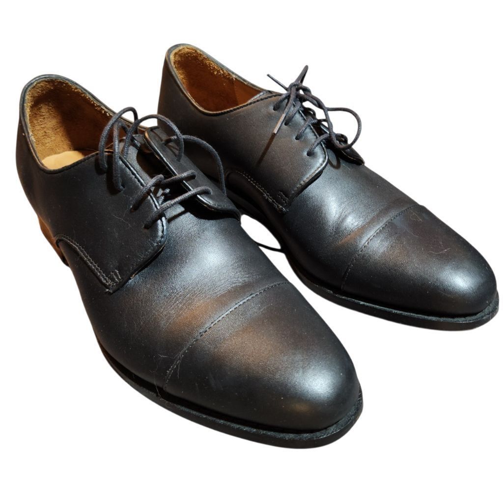 J.Crew J.Crew Mens Black Leather Oxfords Shoes Size 10 Size US 10 / EU 43 - 1 Thumbnail