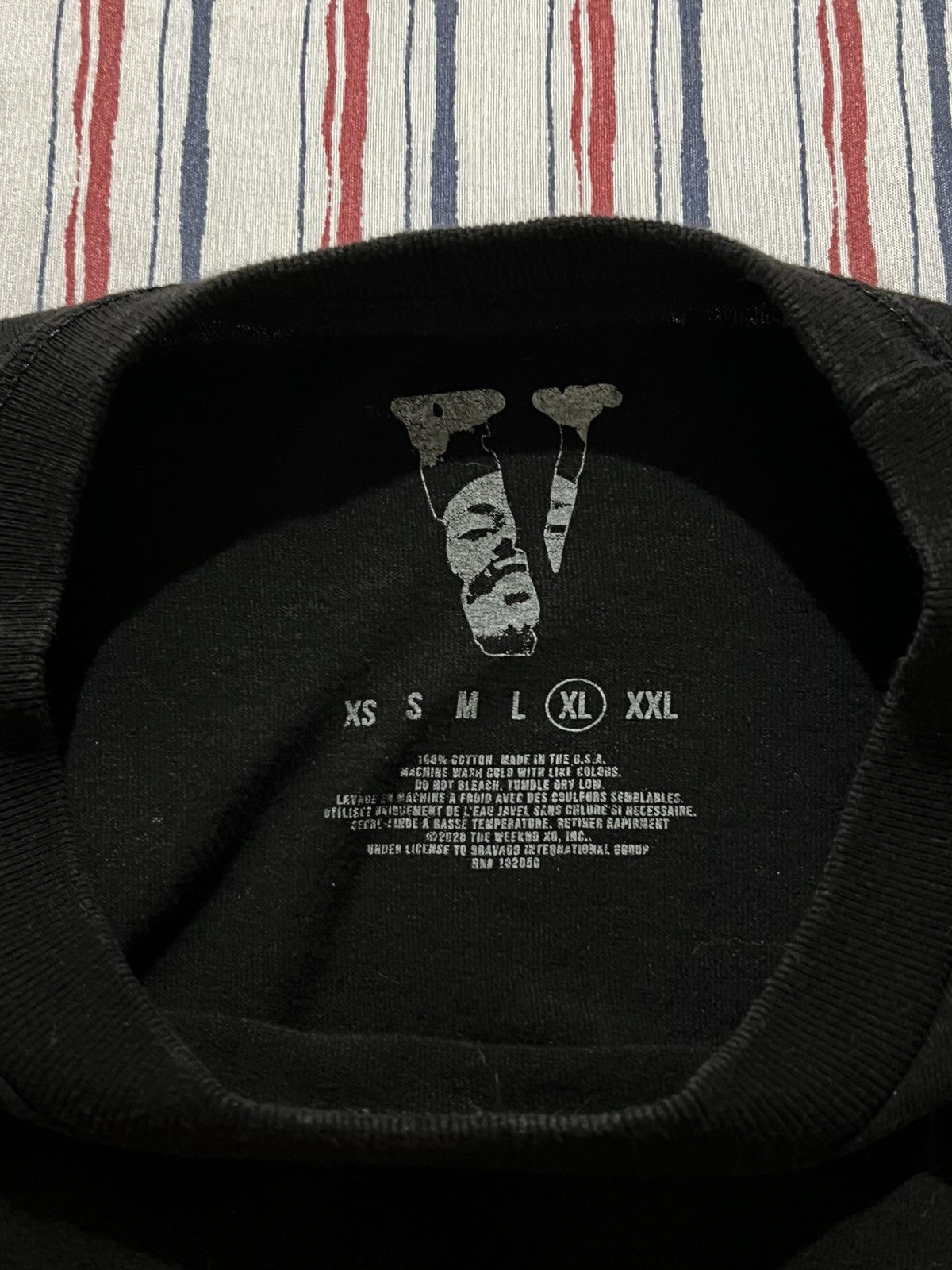 The Weeknd × Vlone Vlone The Weeknd After Hours Blood Drip TShirt Black Tee XL Size US XL / EU 56 / 4 - 3 Thumbnail