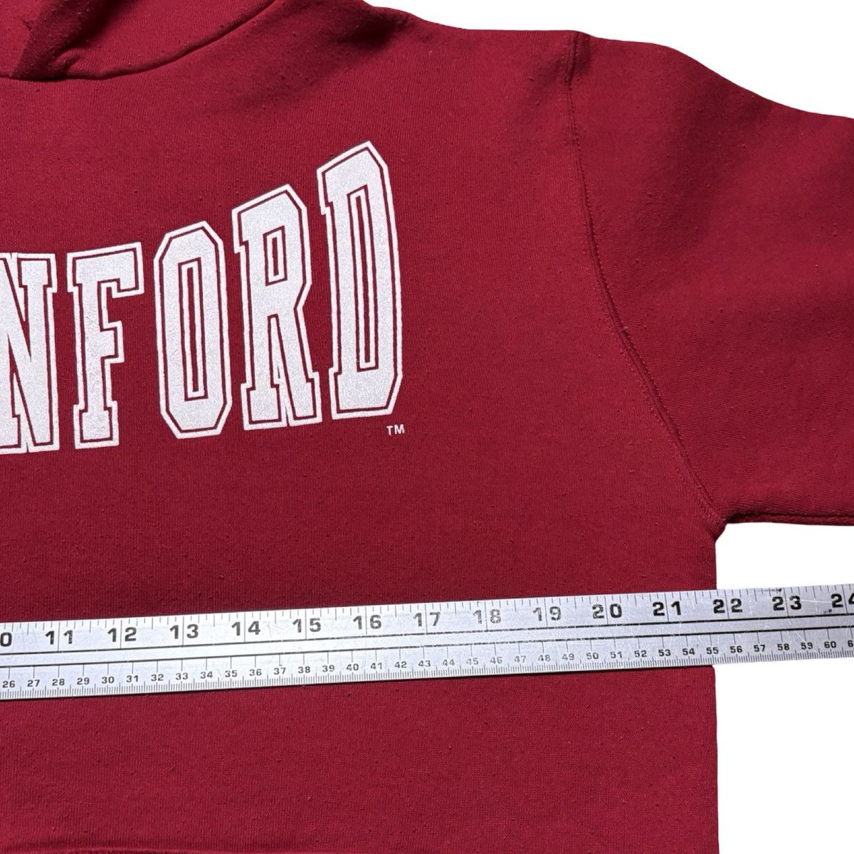 Russell Athletic Vintage Russell Athletics Stanford Hoodie Distressed USA L Size US L / EU 52-54 / 3 - 6 Thumbnail