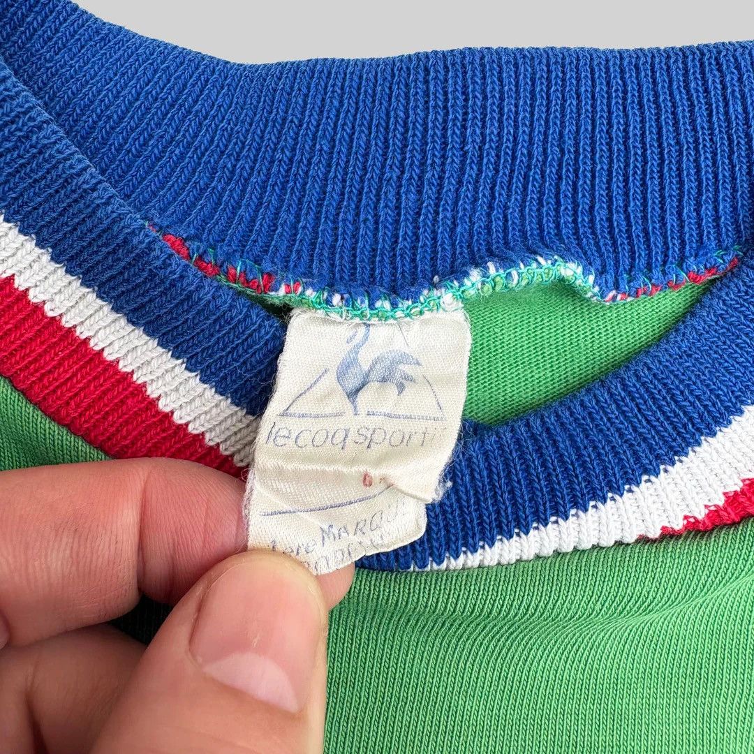 Le Coq Sportif ASSE Saint Etienne 1975 78 70s Vintage Coq Sportif Jersey Size US S / EU 44-46 / 1 - 4 Thumbnail