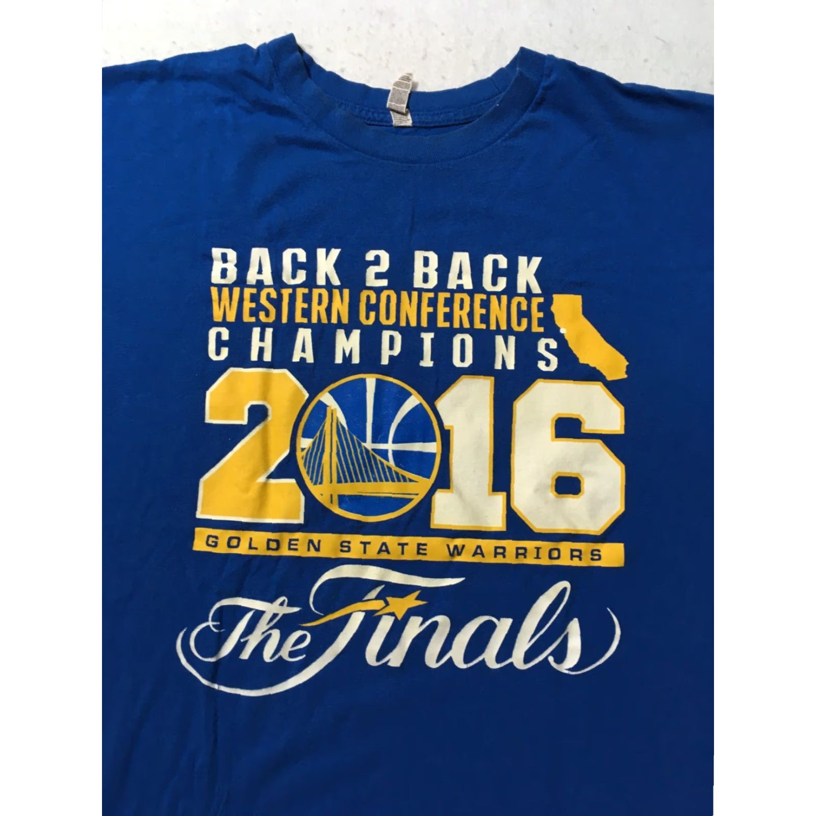 NBA NBA Golden State Warriors Back to Back Men’s T-Shirt blue XL Size US XXL / EU 58 / 5 - 2 Thumbnail