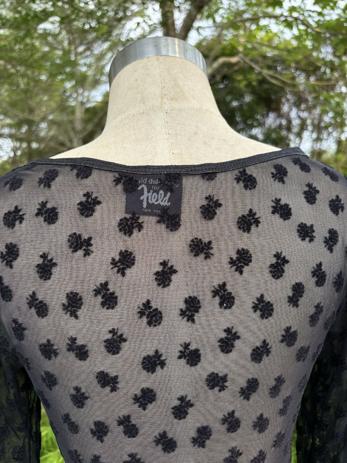 Vintage Black mesh dreas by david darlymple for field Size M / US 6-8 / IT 42-44 - 5 Thumbnail