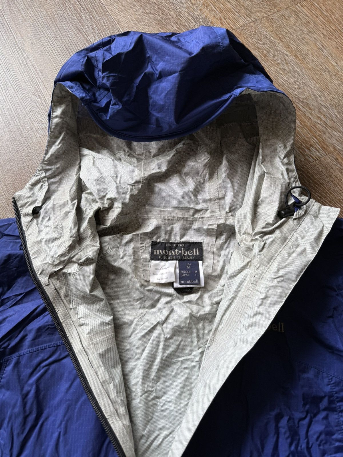 Montbell Vintage Montbell Waterproof Shell Gorpcore Jacket Size US M / EU 48-50 / 2 - 6 Thumbnail