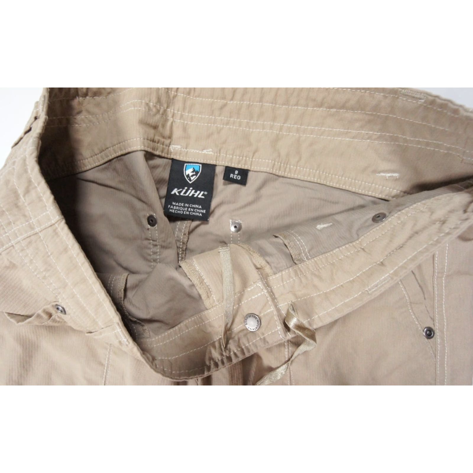 Vintage Vintage Kuhl Women's Pants Chino Stretch Outdoor Casual Size 8 Beige Size 30" / US 8 / IT 44 - 7 Thumbnail