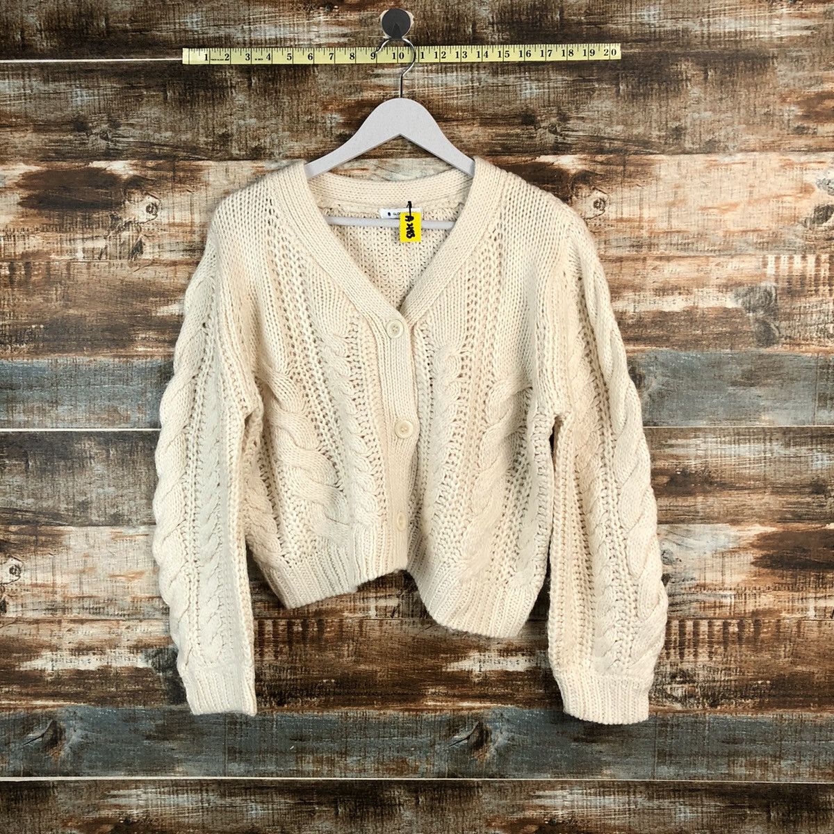Global Work × Homespun Knitwear Global Work Brown Cardigan Knitwear #A2183 Size M / US 6-8 / IT 42-44 - 1 Thumbnail