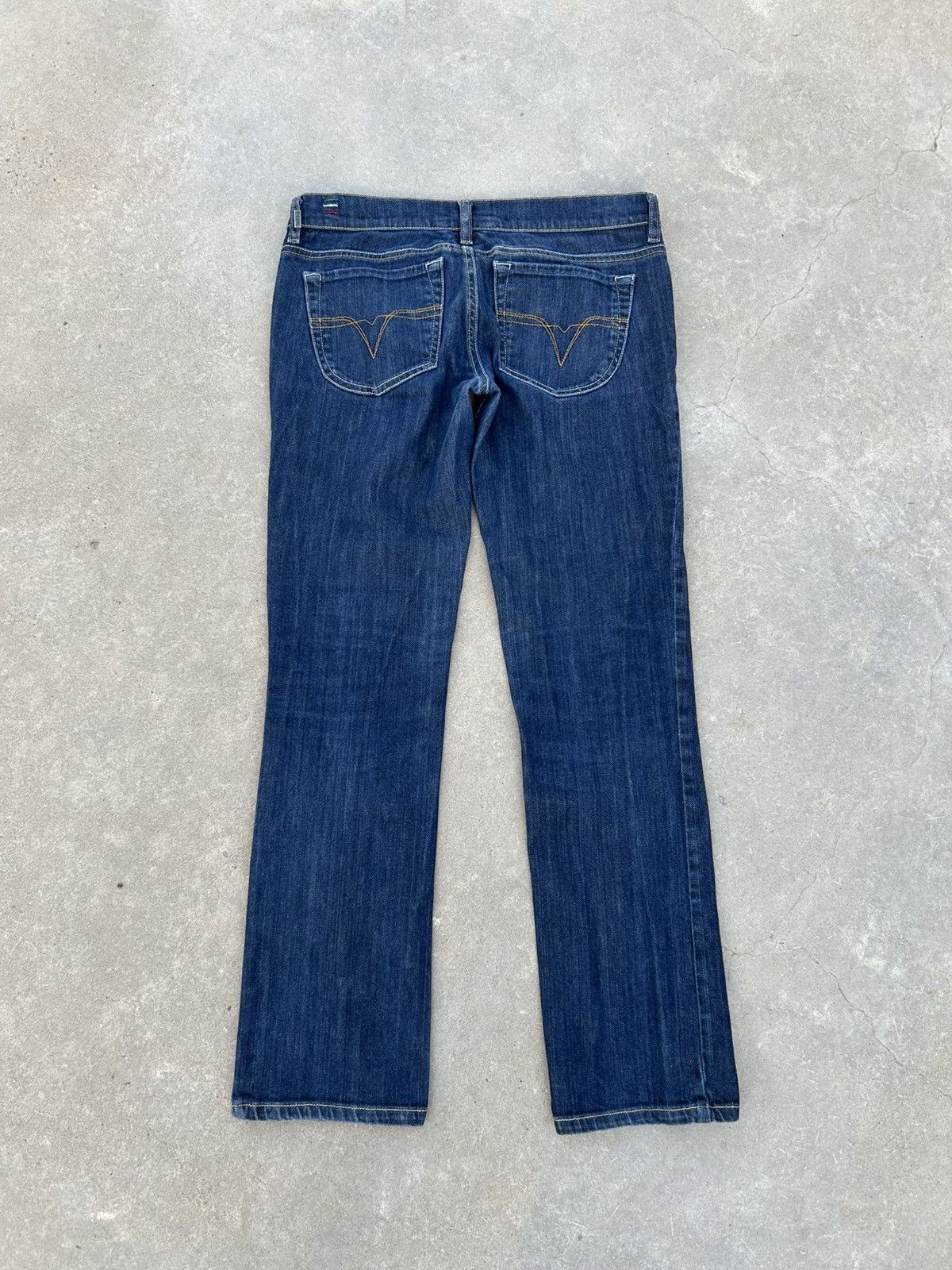 Diesel Diesel Liv Flared Denim Pants Size 31" - 2 Thumbnail