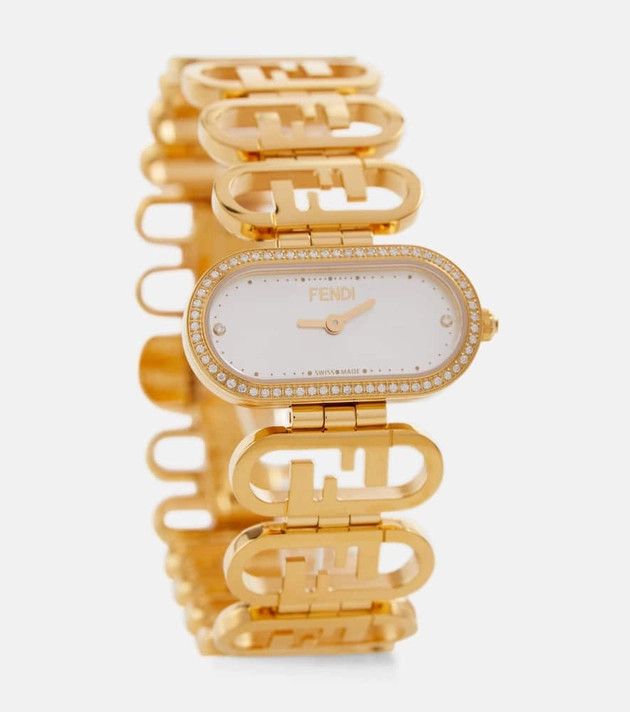 image of Fendi O1Loc1C0124 Watch In Golden, Men's