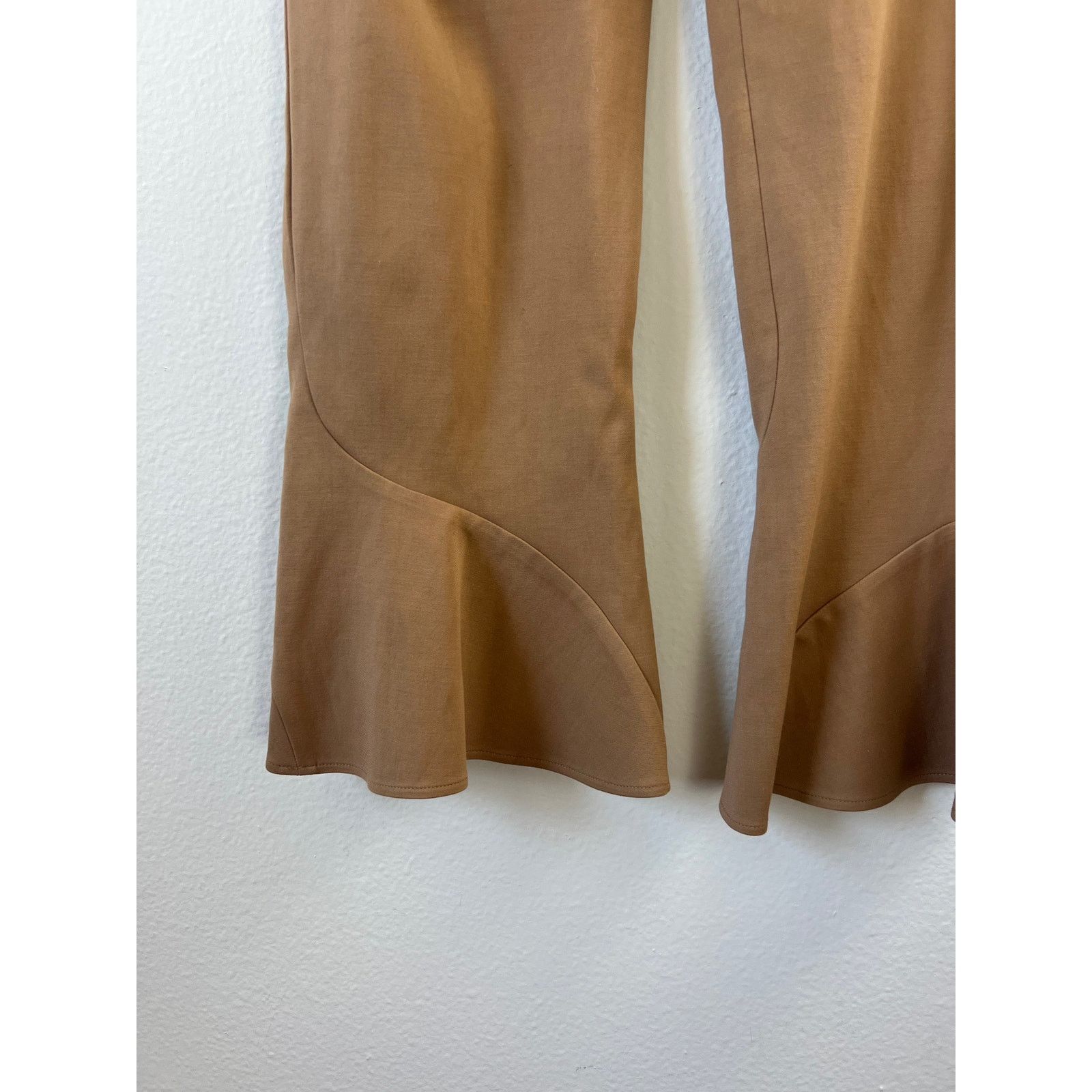 Sies Marjan Sies Marjan Camel Kick Flare Crop Pants 4 Size 27" / US 4 / IT 40 - 3 Thumbnail