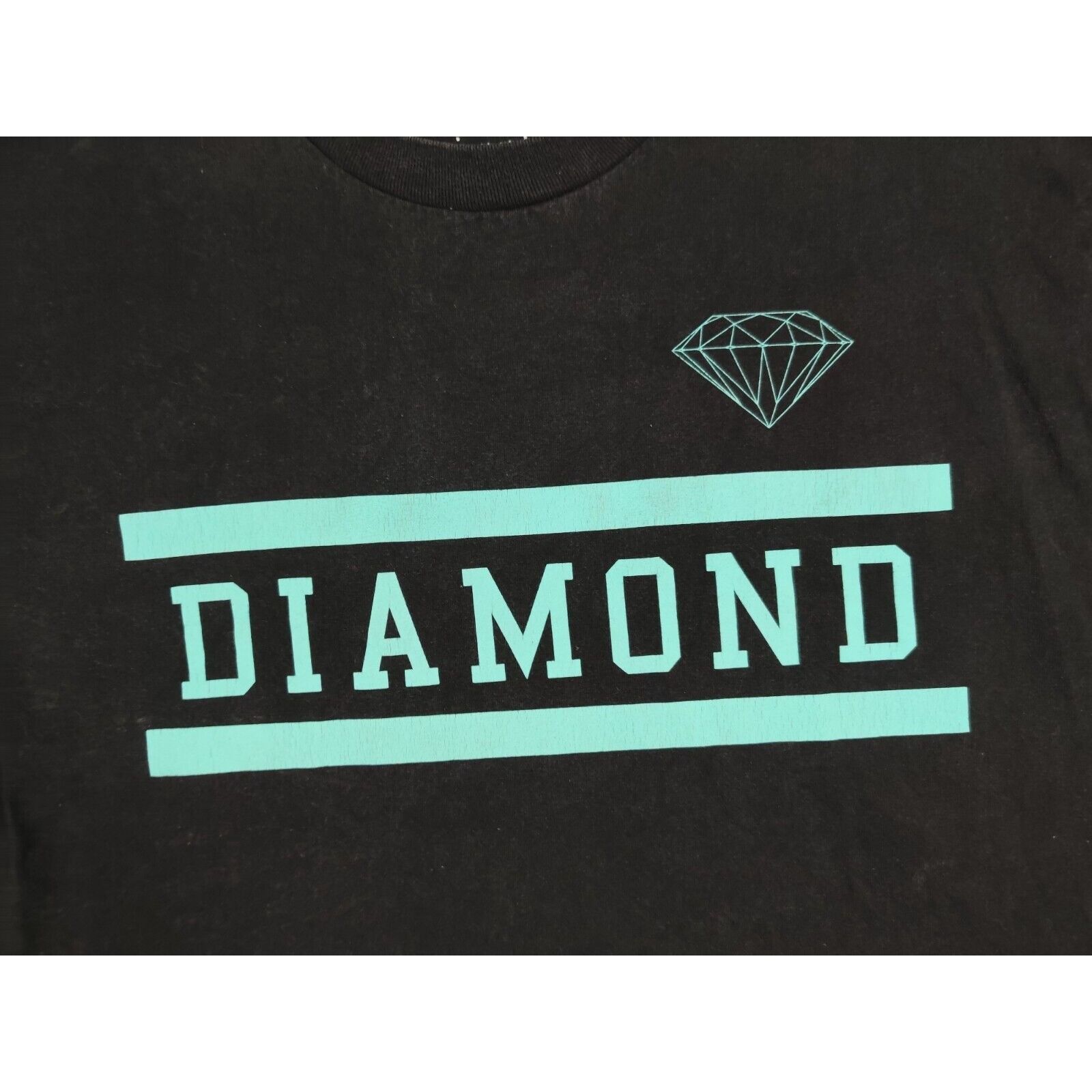 Diamond Supply Co. Diamond Supply Co Shirt Adult Mens Large Black Teal Size US L / EU 52-54 / 3 - 2 Thumbnail