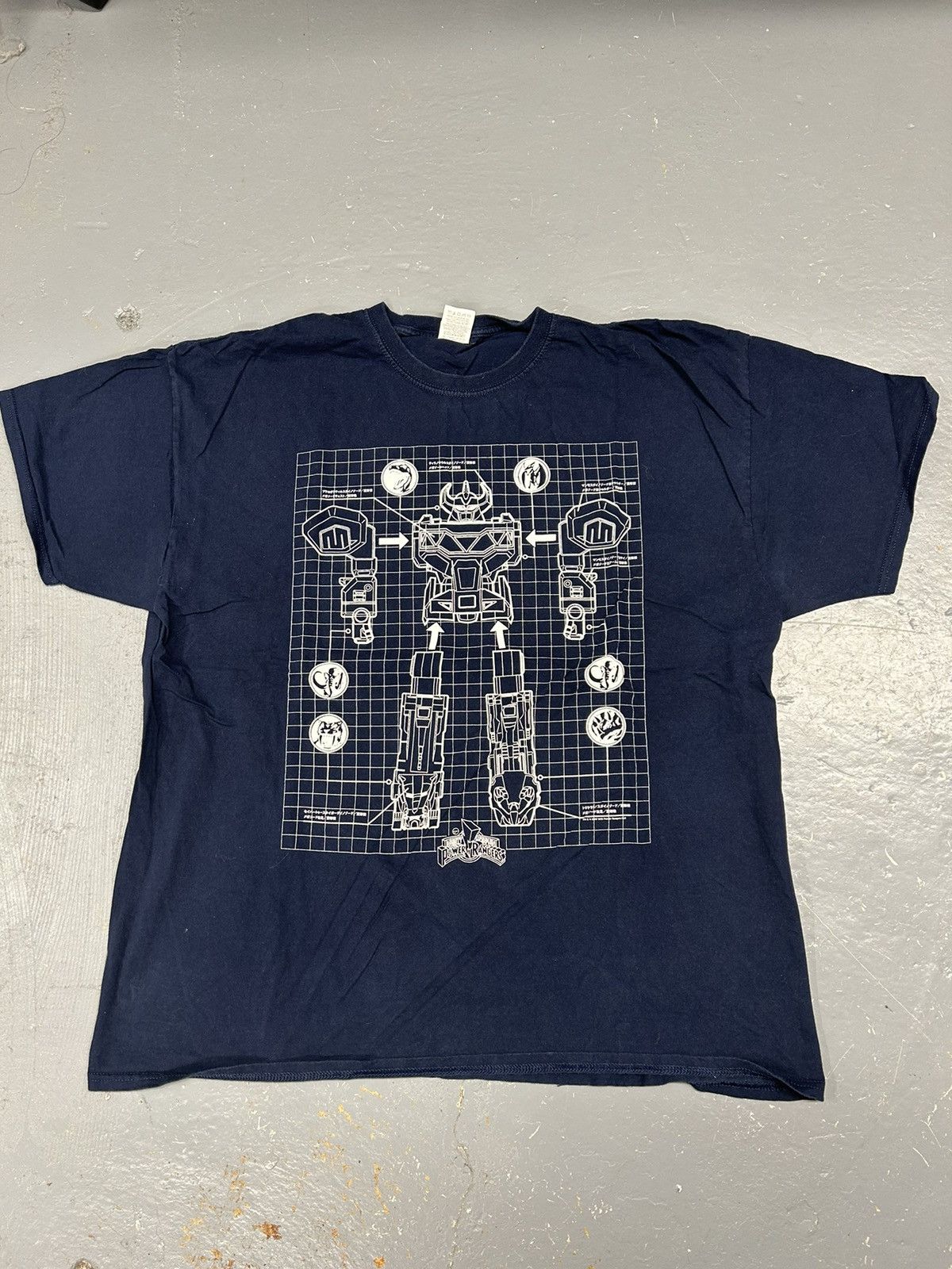 Vintage Crazy Vintage Y2K Essential Navy Power Rangers Tee Shirt Size US XL / EU 56 / 4 - 1 Thumbnail