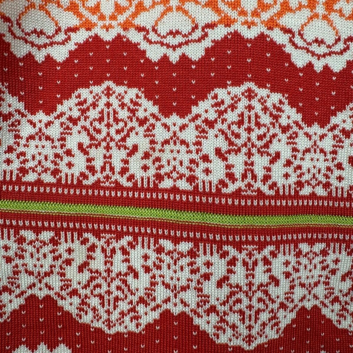 Aran Isles Knitwear OLEANA NORWAY MERINO WOOL SILK FLORAL CARDIGAN SWEATER Size S / US 4 / IT 40 - 15 Thumbnail