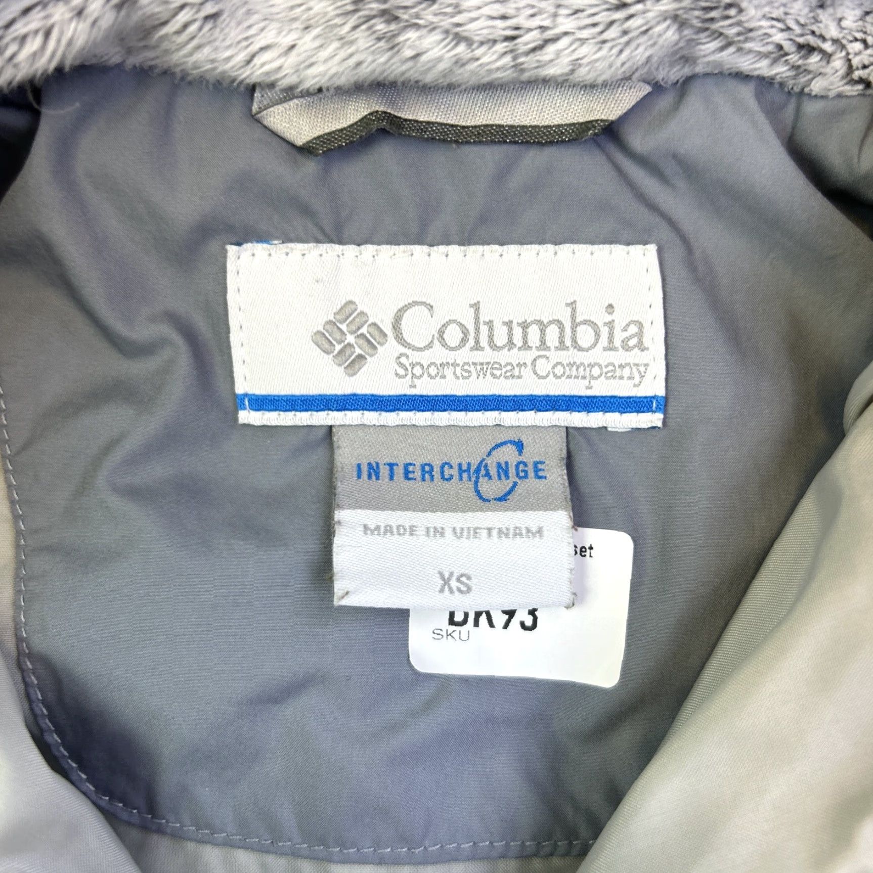 Vintage Columbia Jacket Womens XS Gray Long Sleeve Full Zip Interchange Outdoors Ladies Size XS / US 0-2 / IT 36-38 - 5 Thumbnail