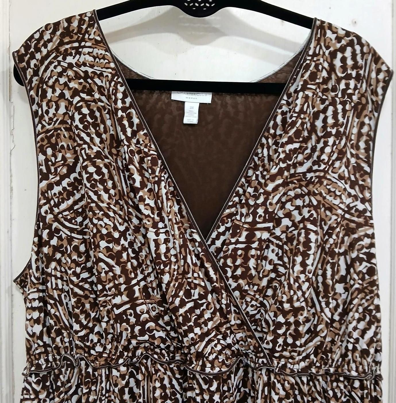 Charter Club Charter Club Women's 3X Brown Tank Dress NWT Size 3XL / US 20-22 - 2 Thumbnail